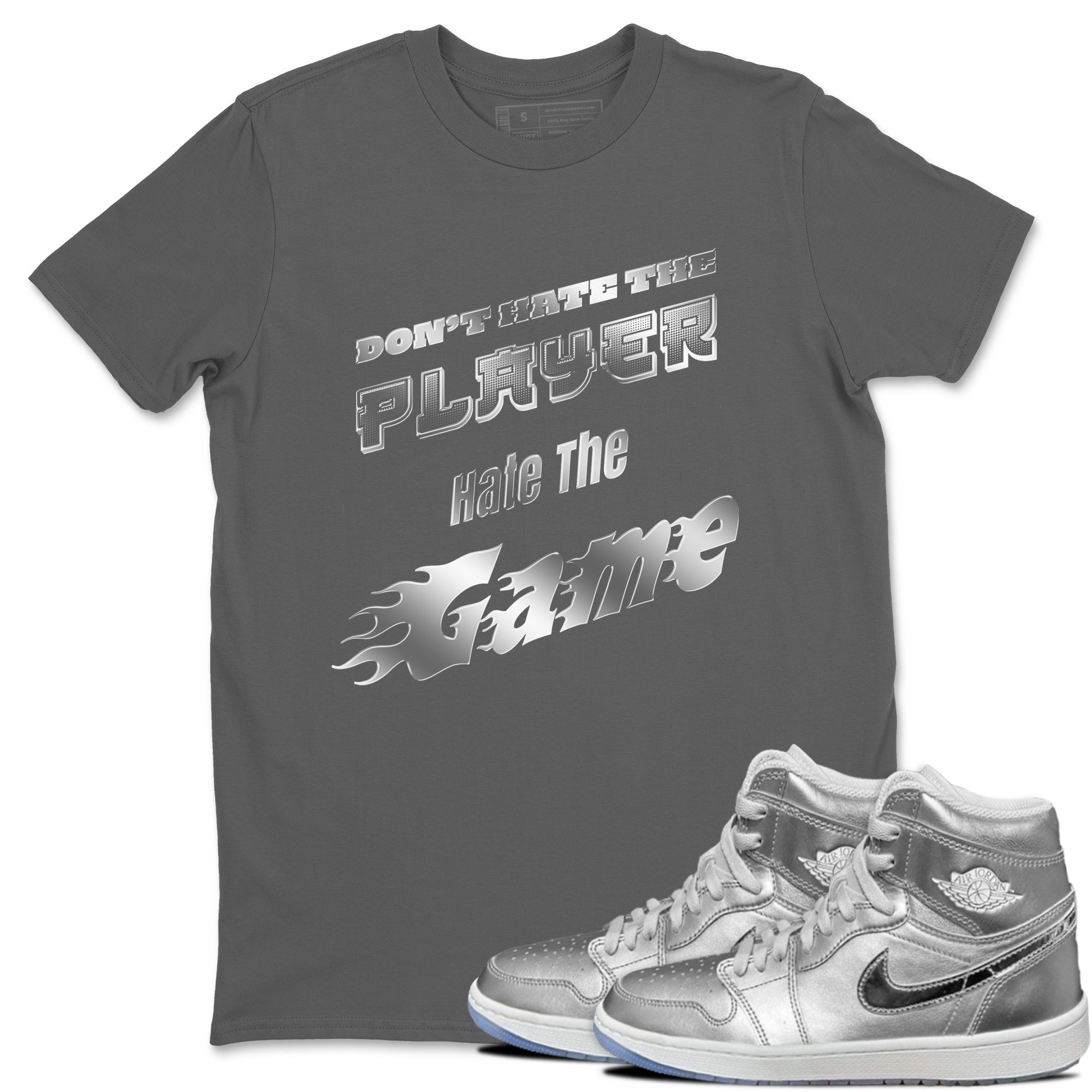 Don't Hate The Player snkmatch Tee - Air Jordan 1 Gift Giving