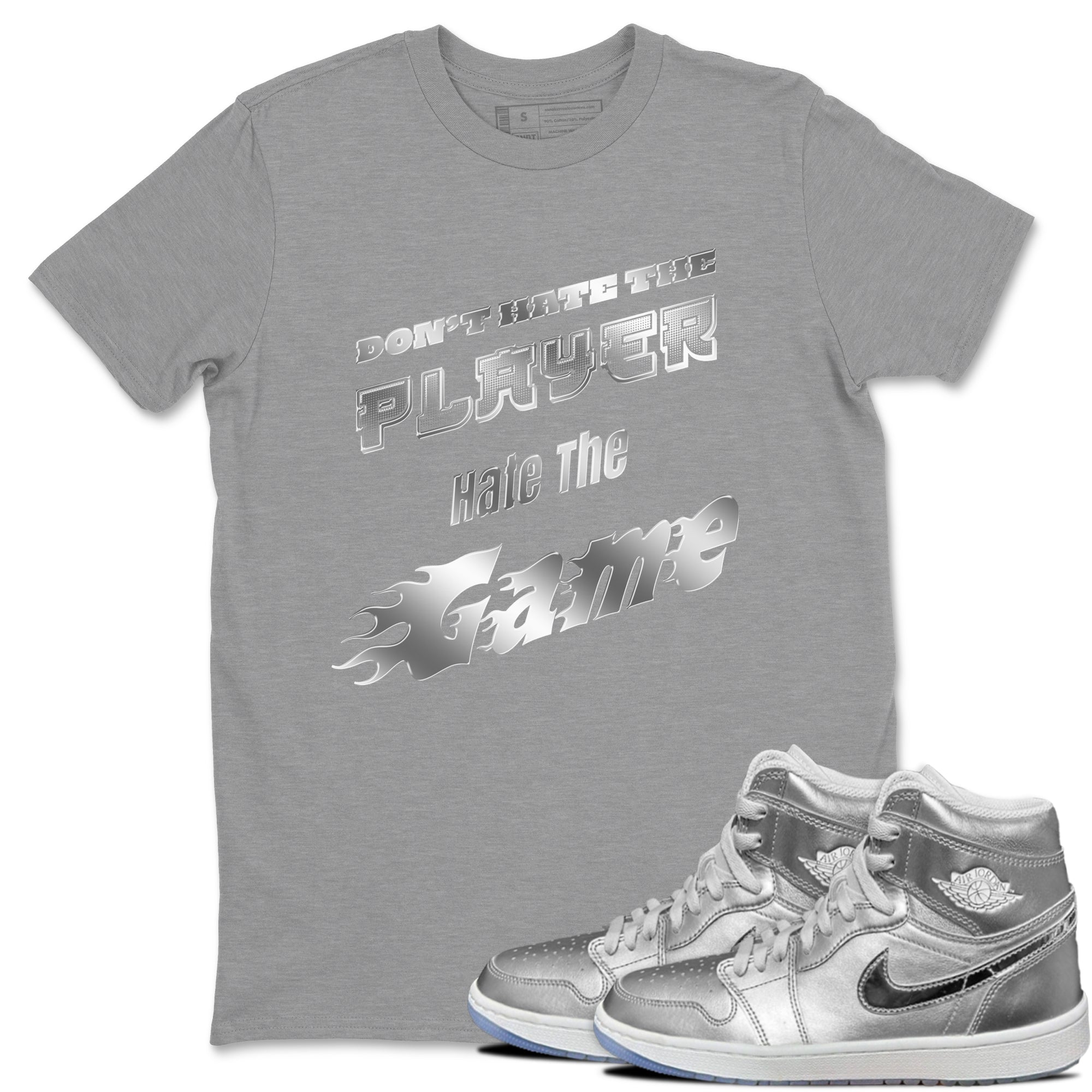 Don't Hate The Player snkmatch Tee - Air Jordan 1 Gift Giving