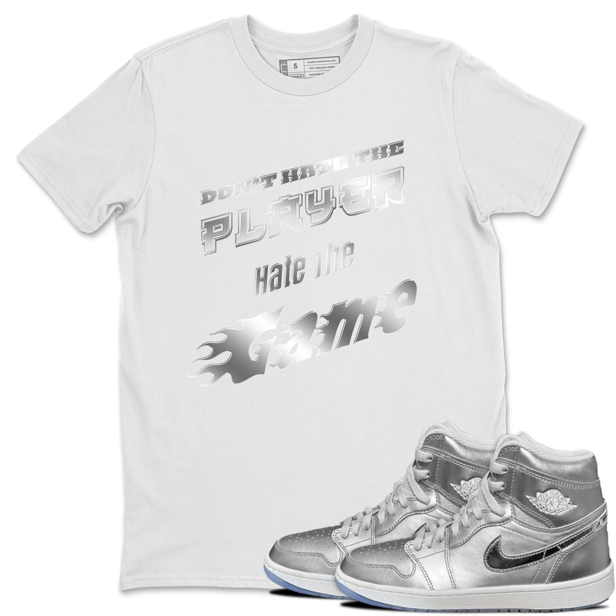Don't Hate The Player snkmatch Tee - Air Jordan 1 Gift Giving