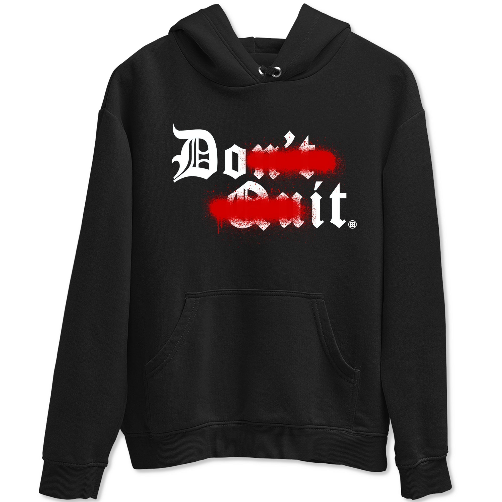 Don't Quit Do It snkmatch Tees - Air Jordan 11 Bred Velvet