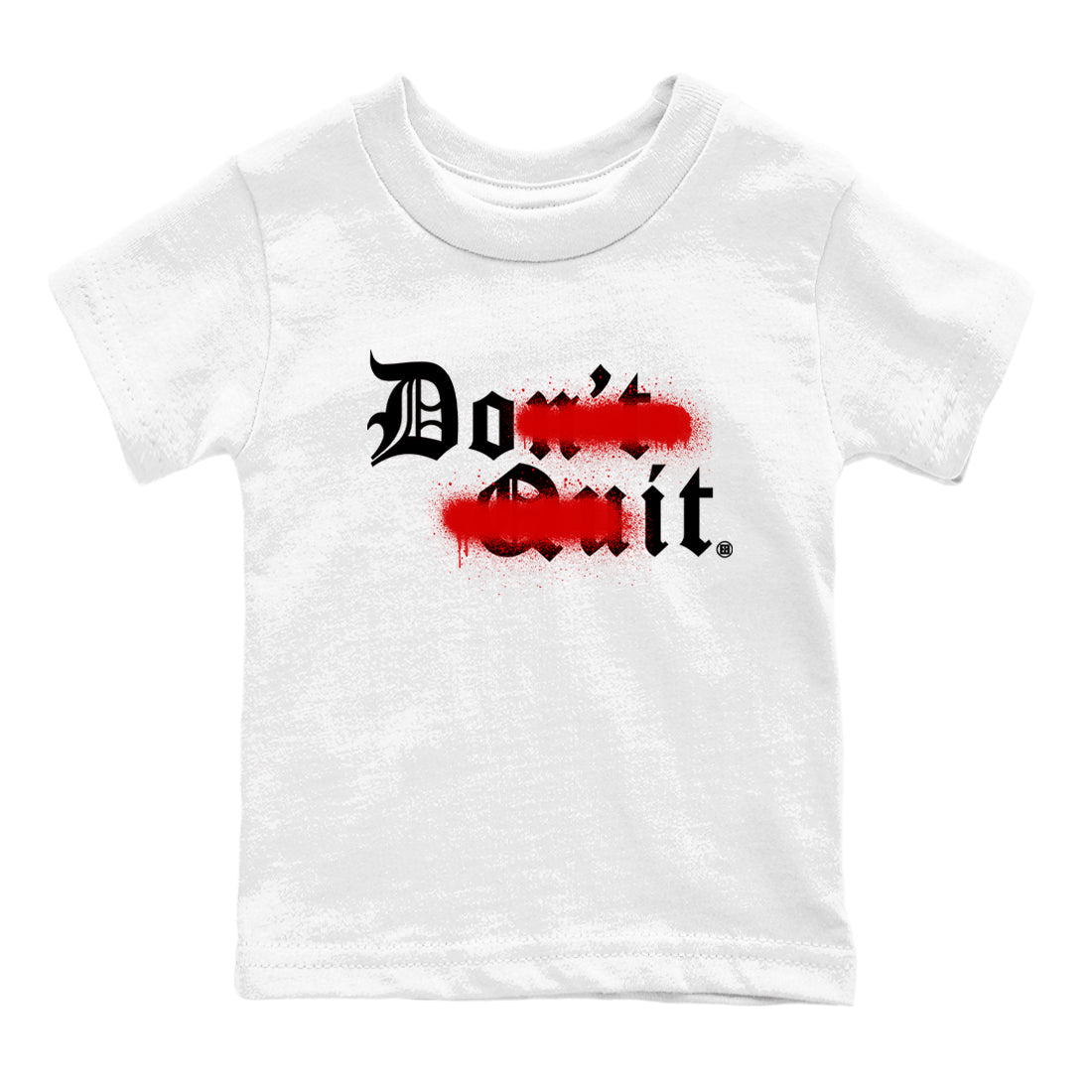 Don't Quit Do It snkmatch Tees Kids - Air Jordan 11 Bred Velvet