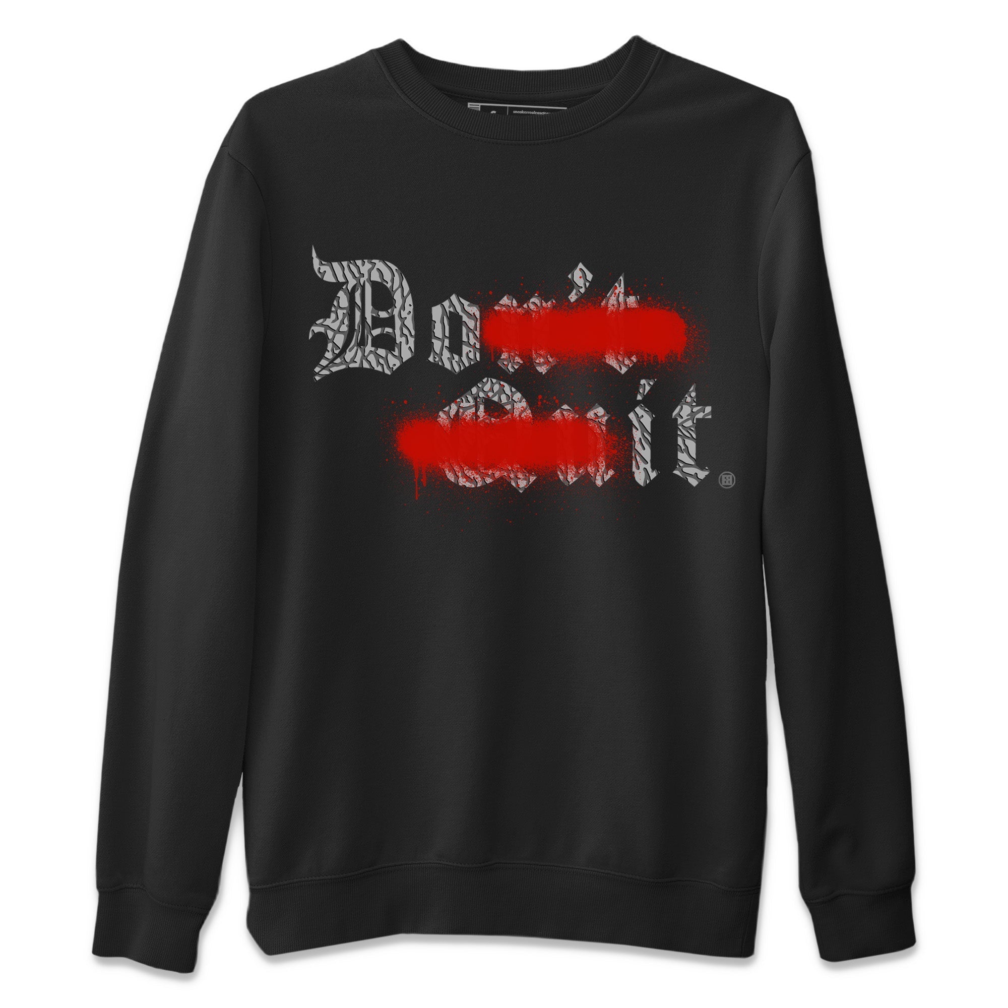 Don't Quit Do It Unisex Tops - Air Jordan 3 White Cement