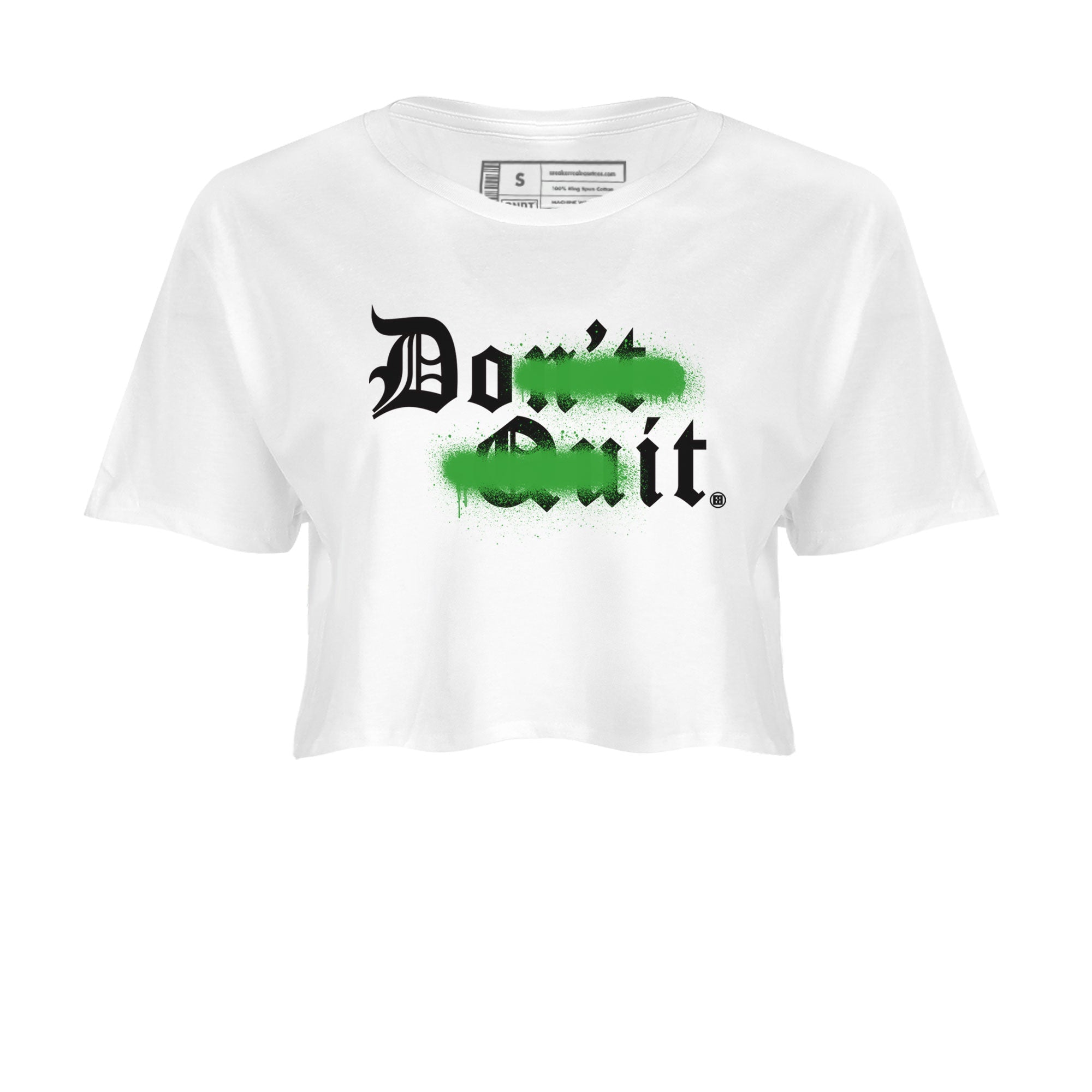 Don't Quit Do It snkmatch Women's Top - Air Jordan 5 Lucky Green