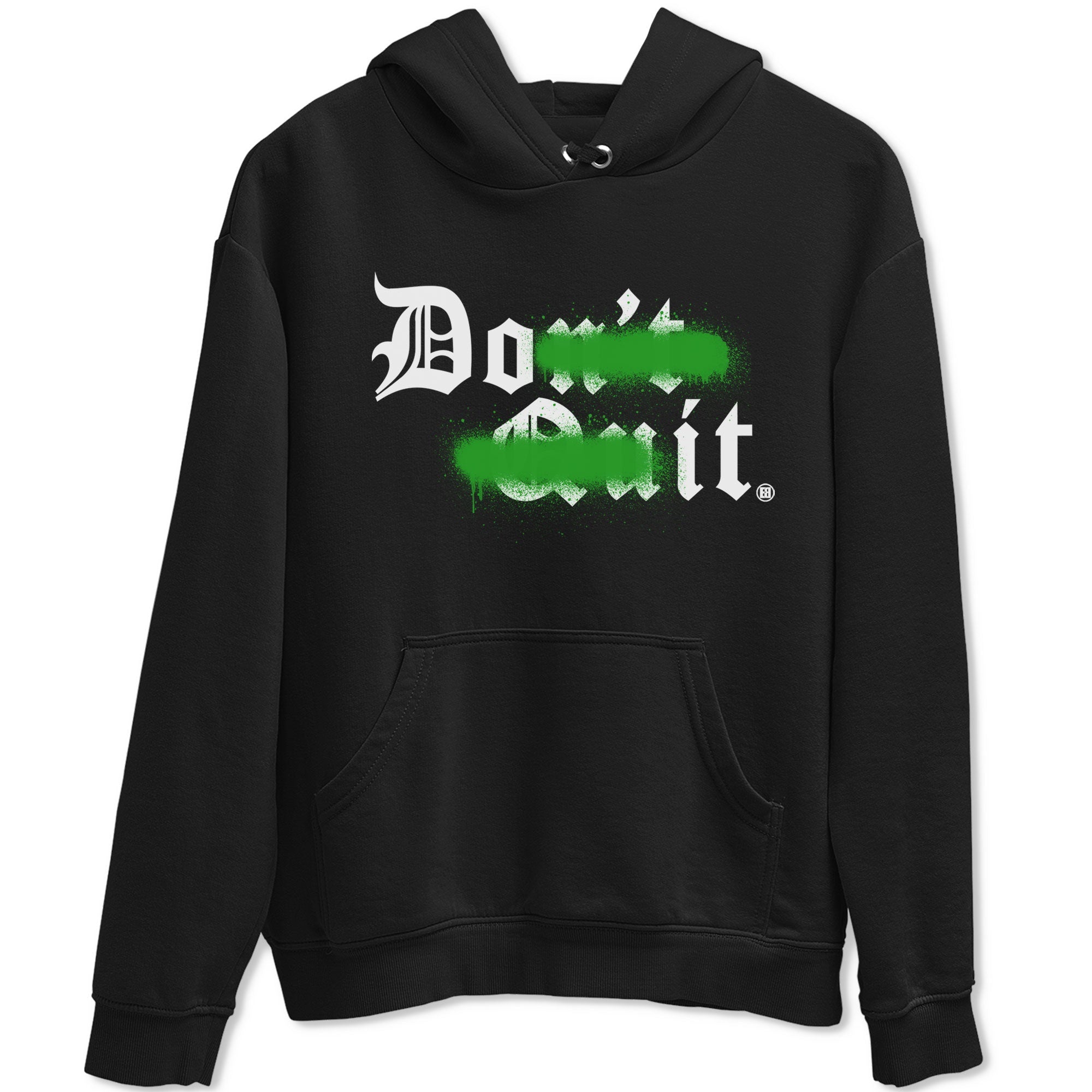 Don't Quit Do It snkmatch Tee - Air Jordan 5 Lucky Green