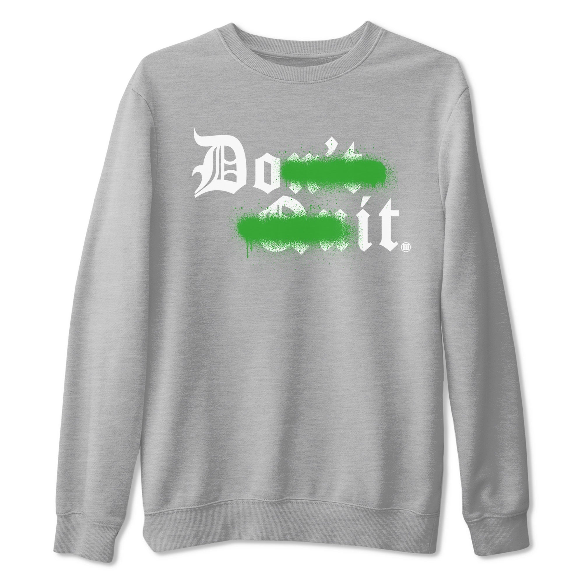 Don't Quit Do It snkmatch Tee - Air Jordan 5 Lucky Green