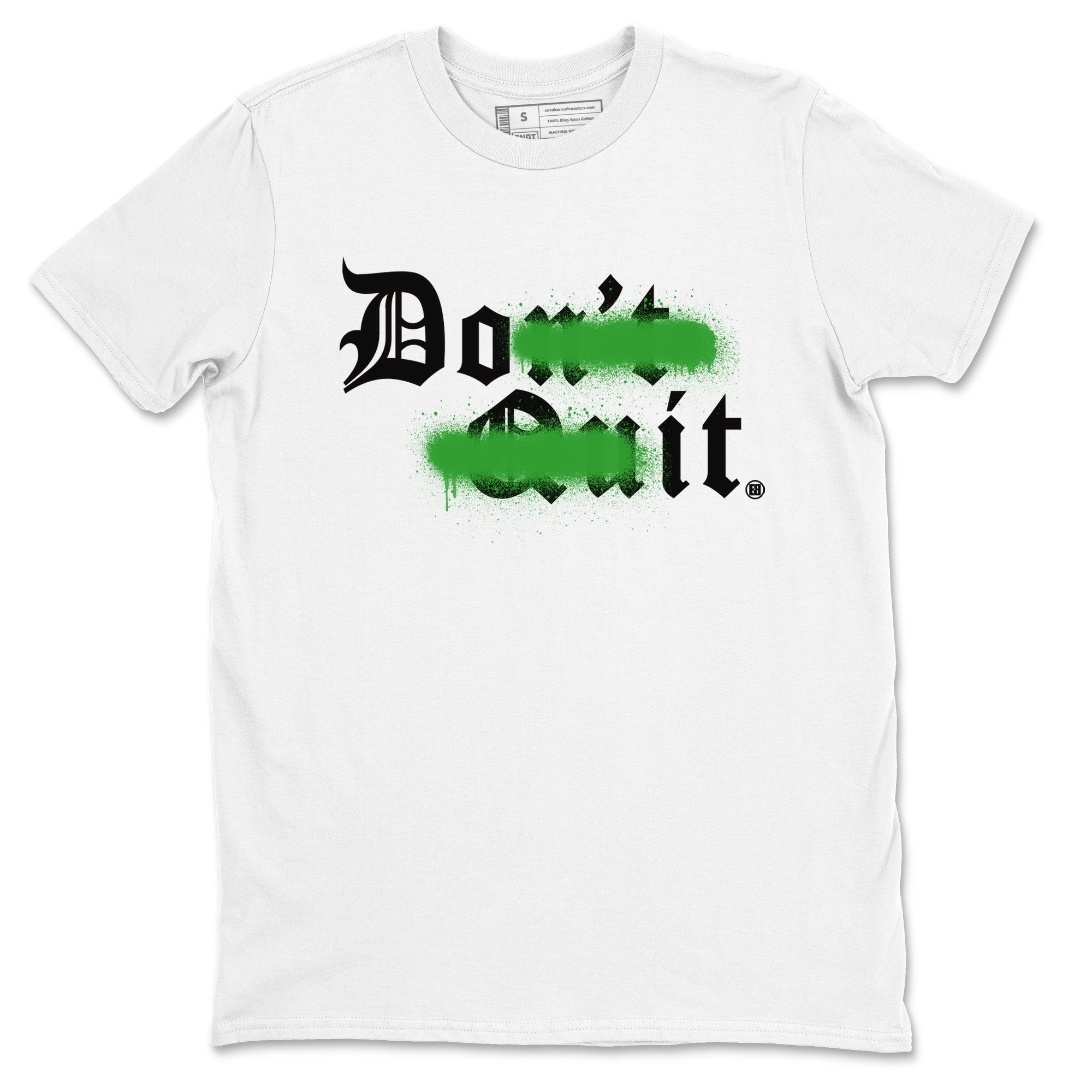 Don't Quit Do It snkmatch Tee - Air Jordan 5 Lucky Green