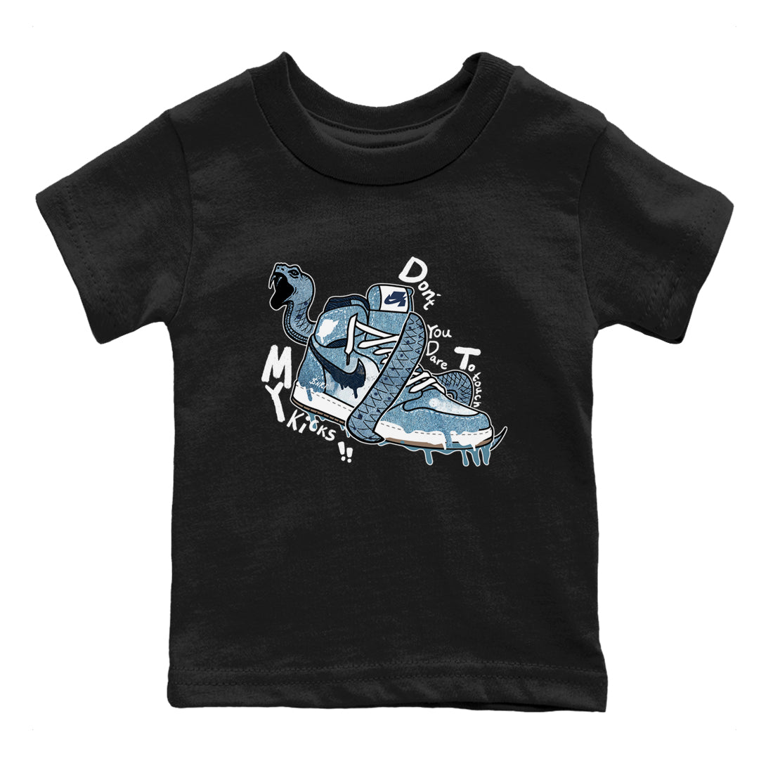 Don't Touch My Kicks snkmatch Tees Kids - Air Jordan 1 Denim 2024