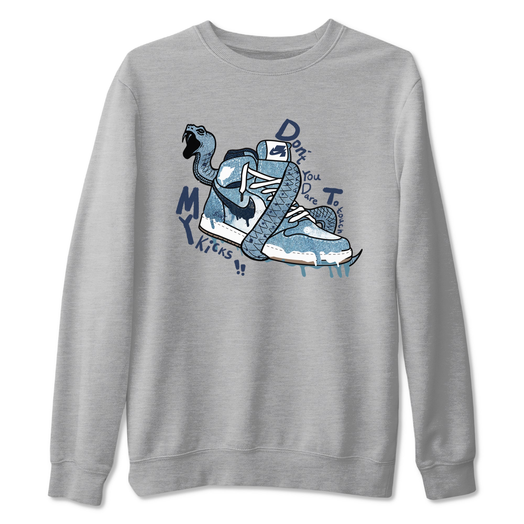 Don't Touch My Kicks snkmatch Tees - Air Jordan 1 Denim 2024