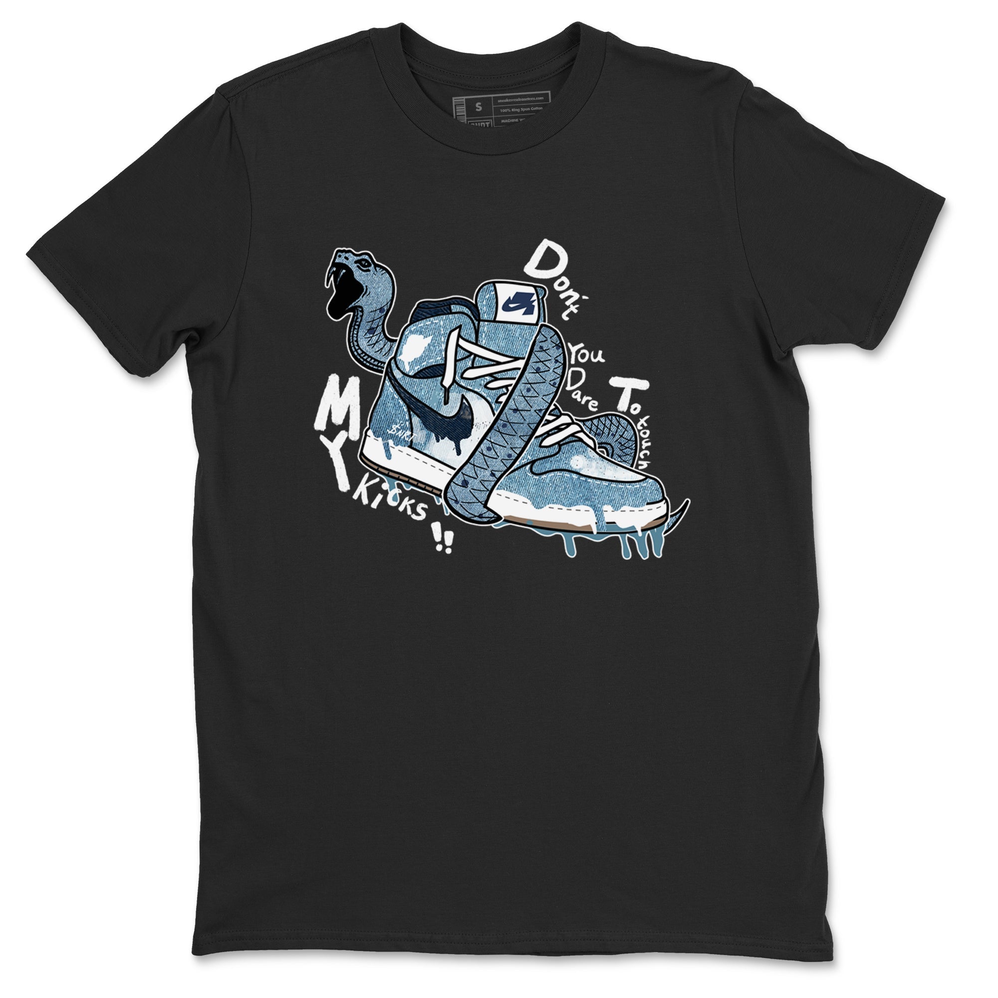 Don't Touch My Kicks snkmatch Tees - Air Jordan 1 Denim 2024