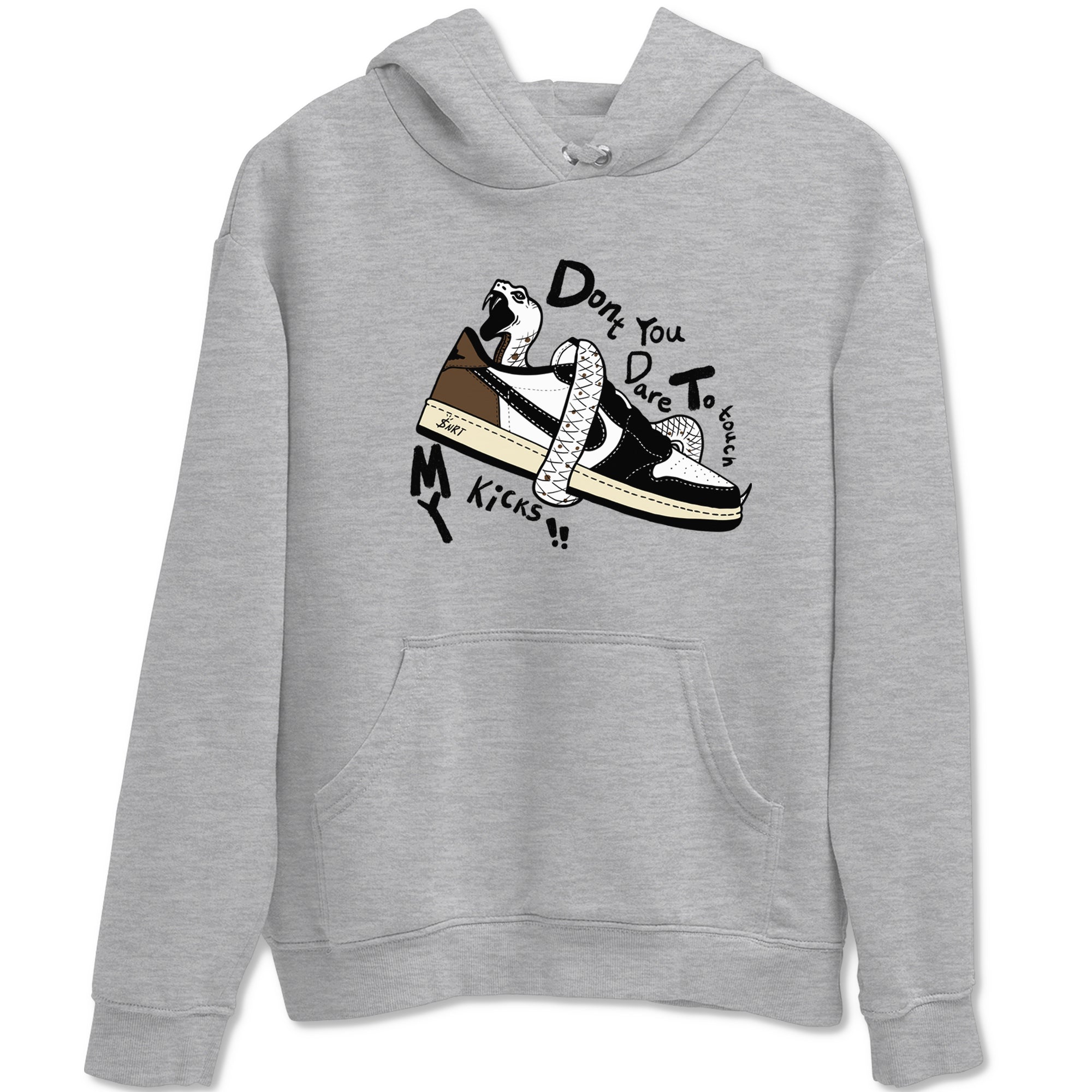 Don't Touch My Kicks snkmatch Tees - Air Jordan 1 Mocha