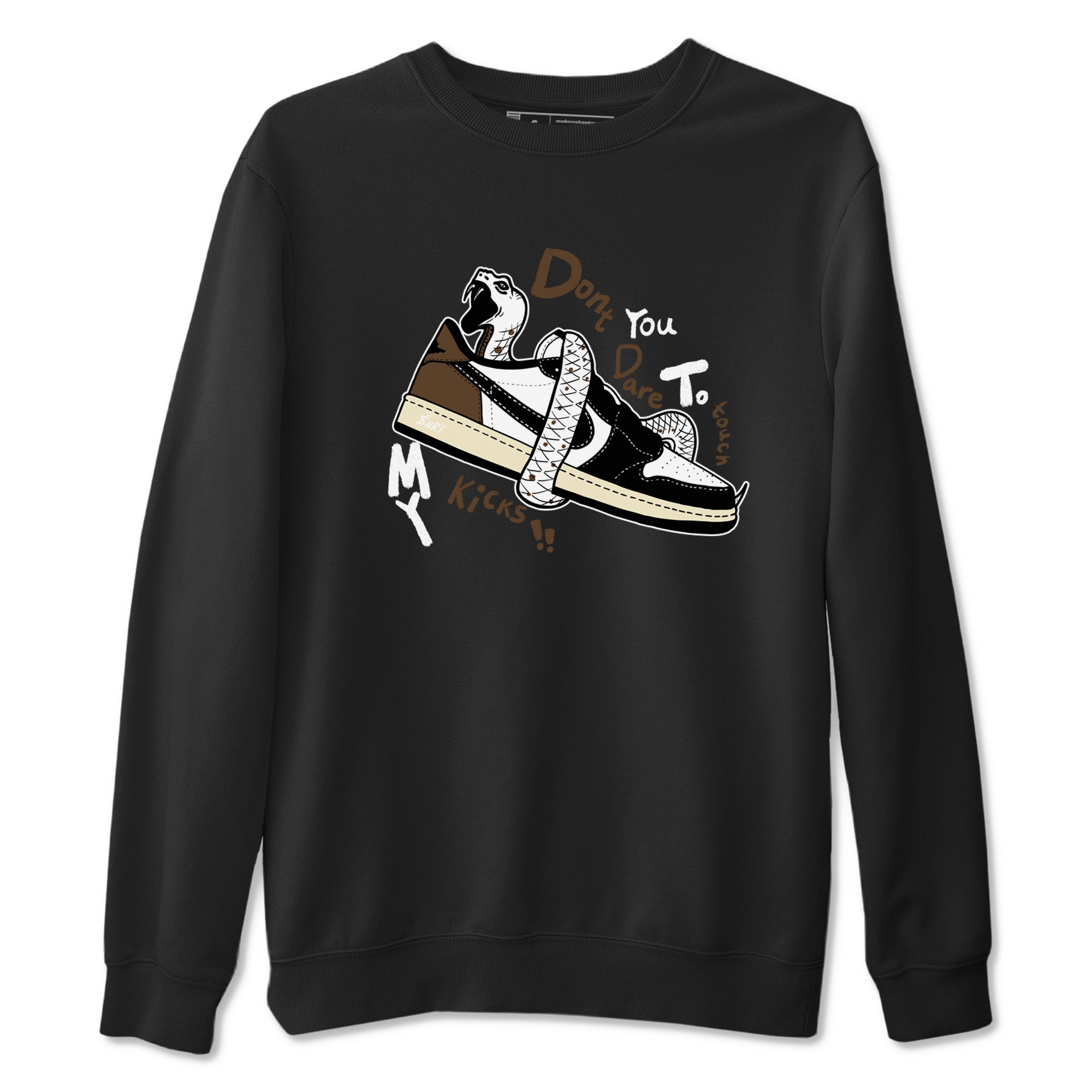 Don't Touch My Kicks snkmatch Tees - Air Jordan 1 Mocha