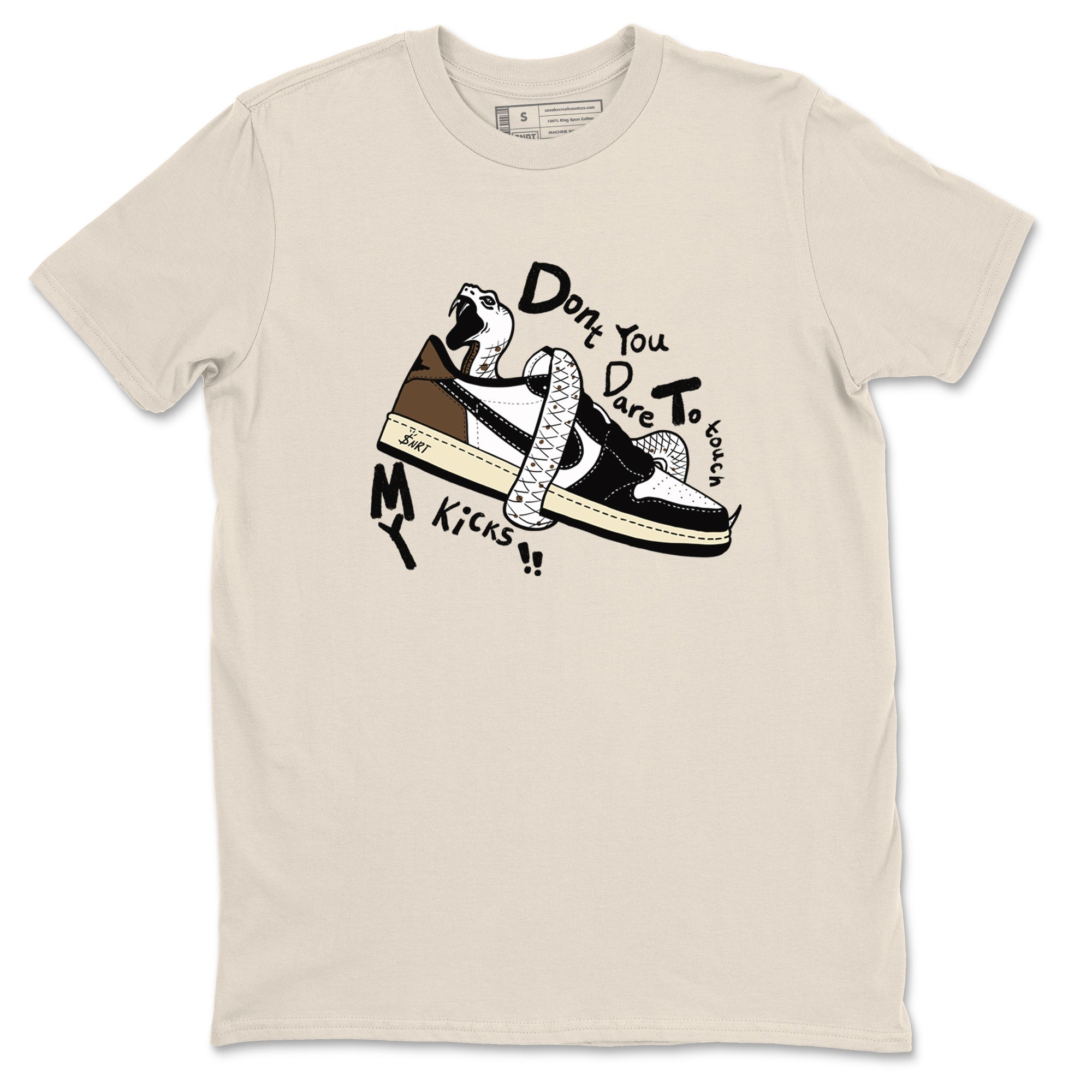 Don't Touch My Kicks snkmatch Tees - Air Jordan 1 Mocha