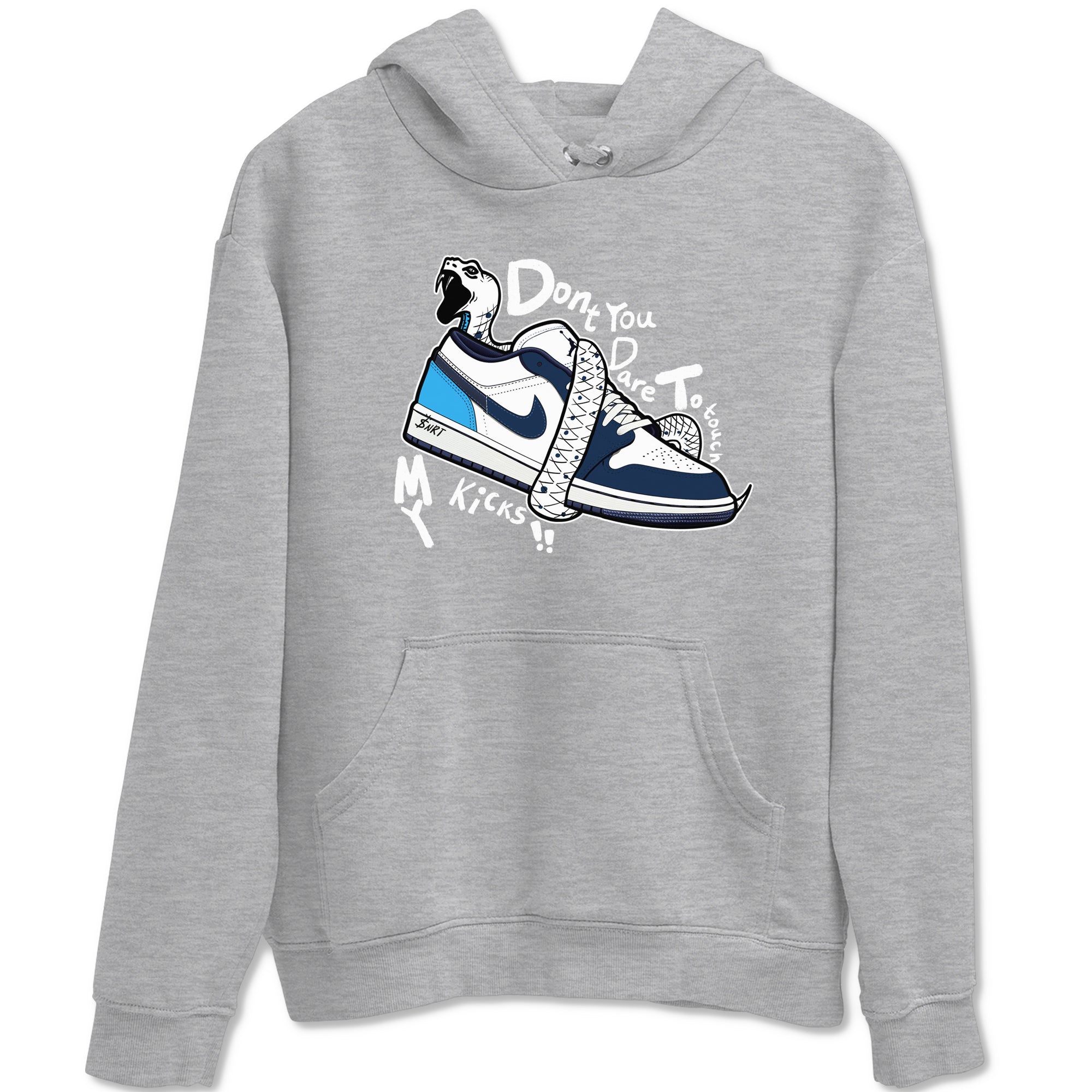 Don't Touch My Kicks snkmatch Tees - Air Jordan 1 Obsidian