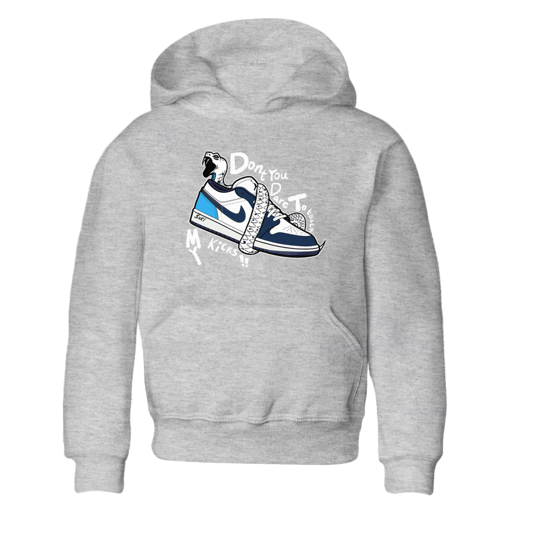 Don't Touch My Kicks snkmatch Tees Kids - Air Jordan 1 Obsidian