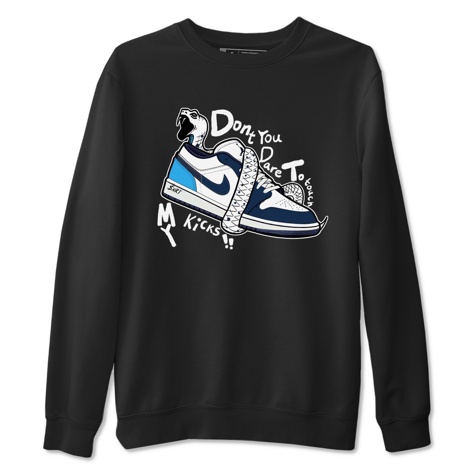 Don't Touch My Kicks snkmatch Tees - Air Jordan 1 Obsidian