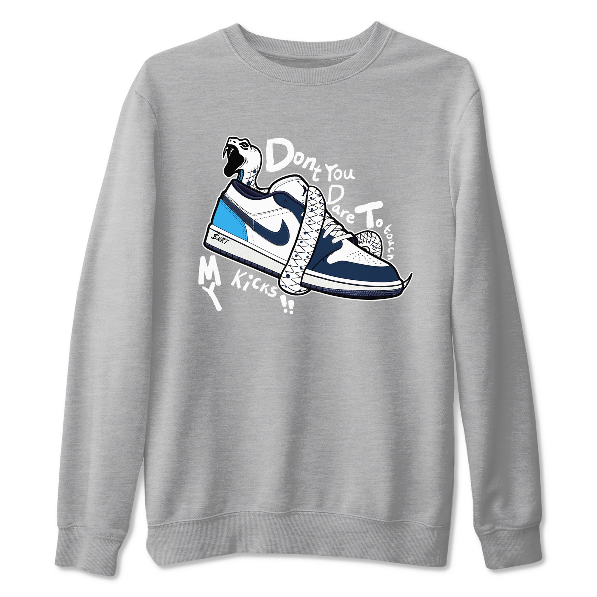 Don't Touch My Kicks snkmatch Tees - Air Jordan 1 Obsidian