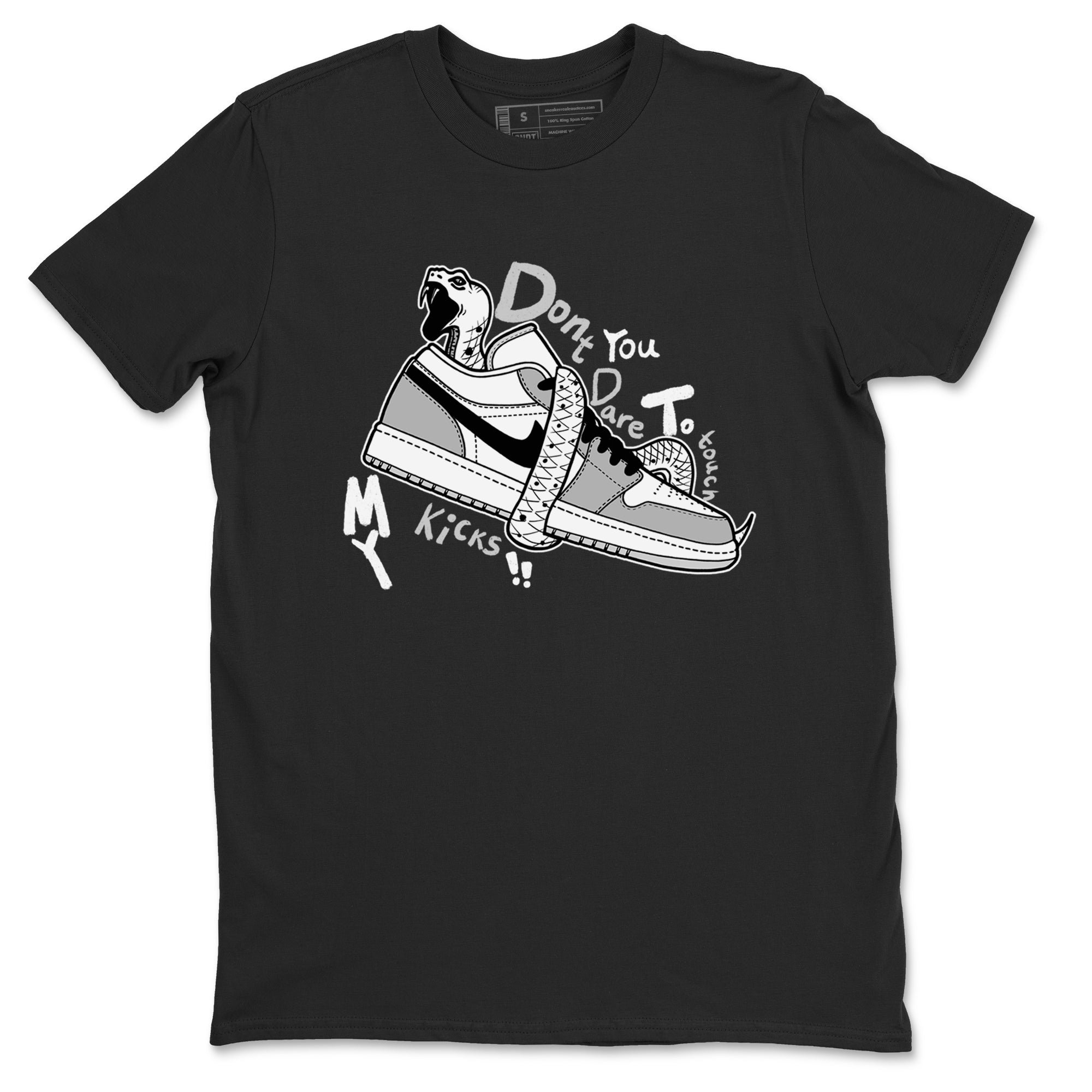 Don't Touch My Kicks snkmatch Tees - Air Jordan 1 Wolf Grey