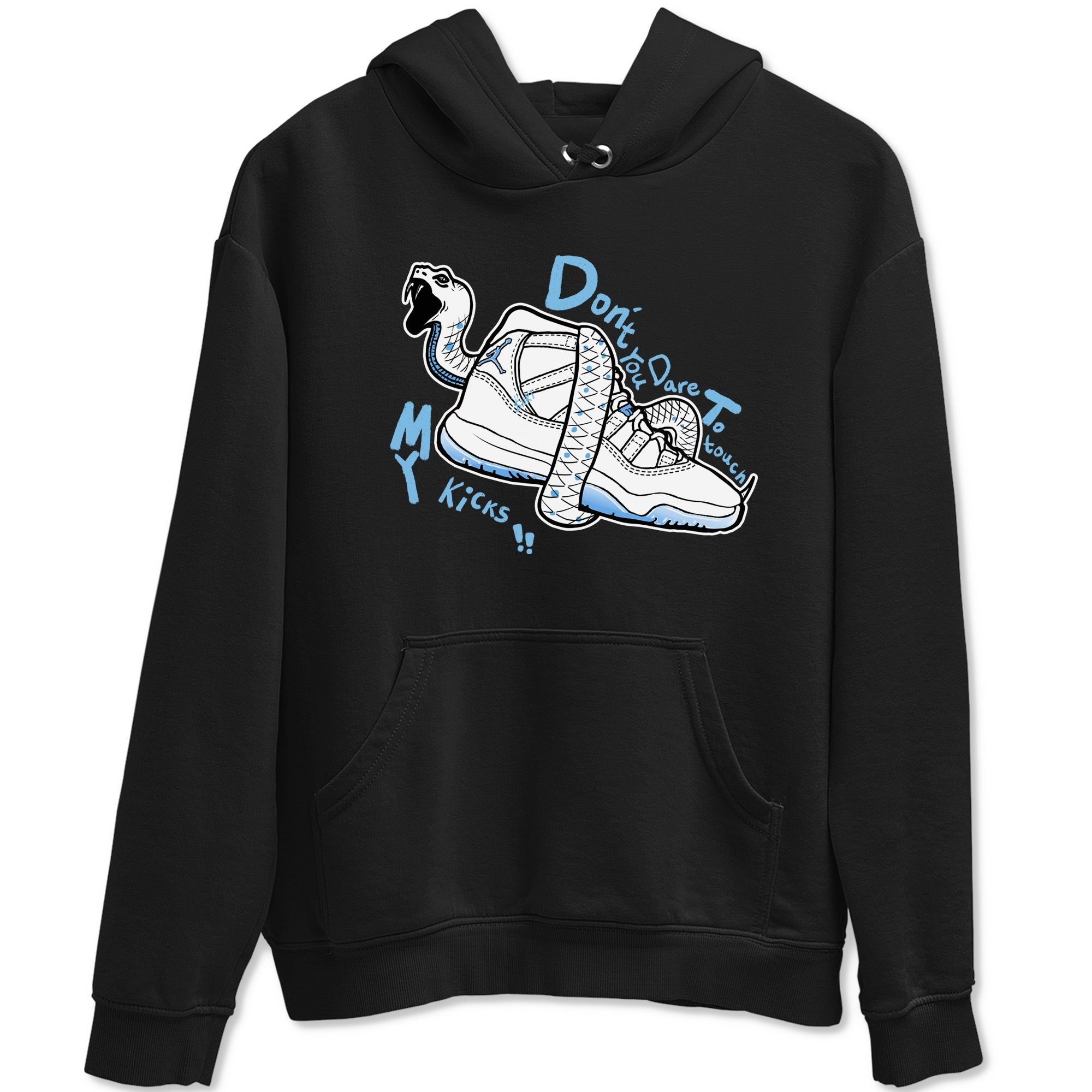 Don't Touch My Kicks snkmatch Tees - Air Jordan 11 Legend Blue