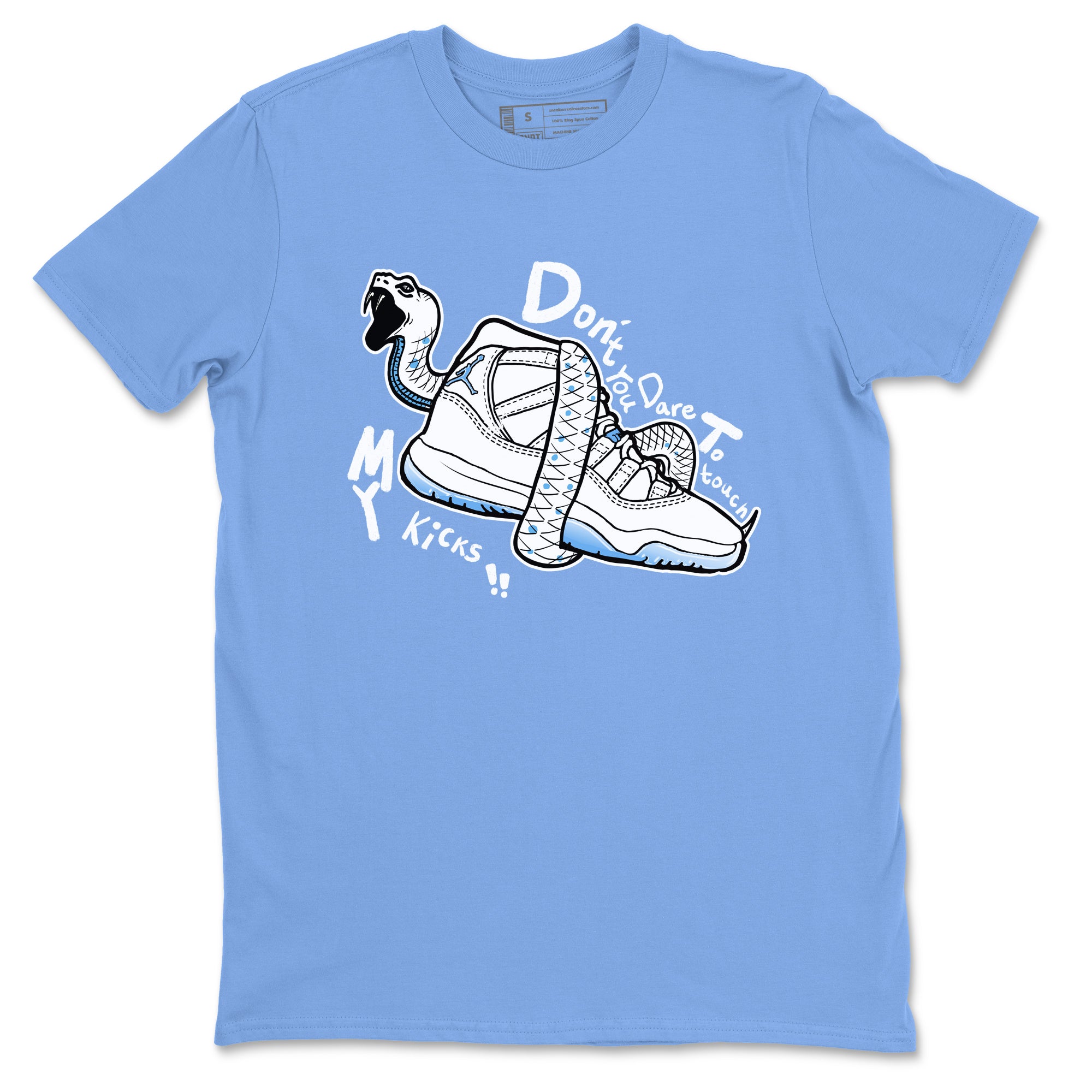 Don't Touch My Kicks snkmatch Tees - Air Jordan 11 Legend Blue