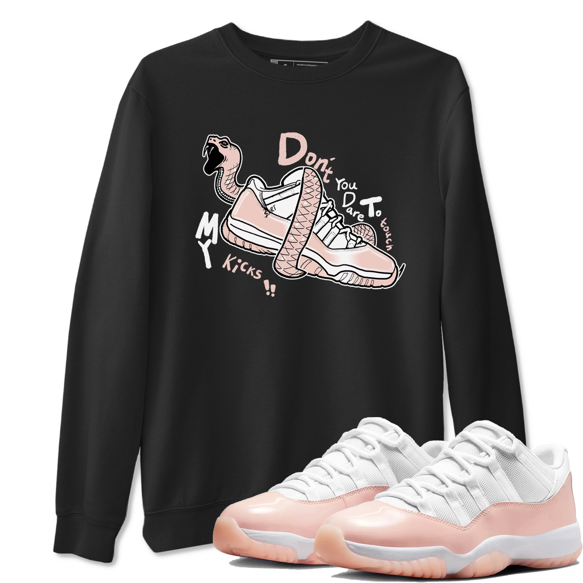 Don't Touch My Kicks snkmatch Tees - Air Jordan 11 Legend Pink