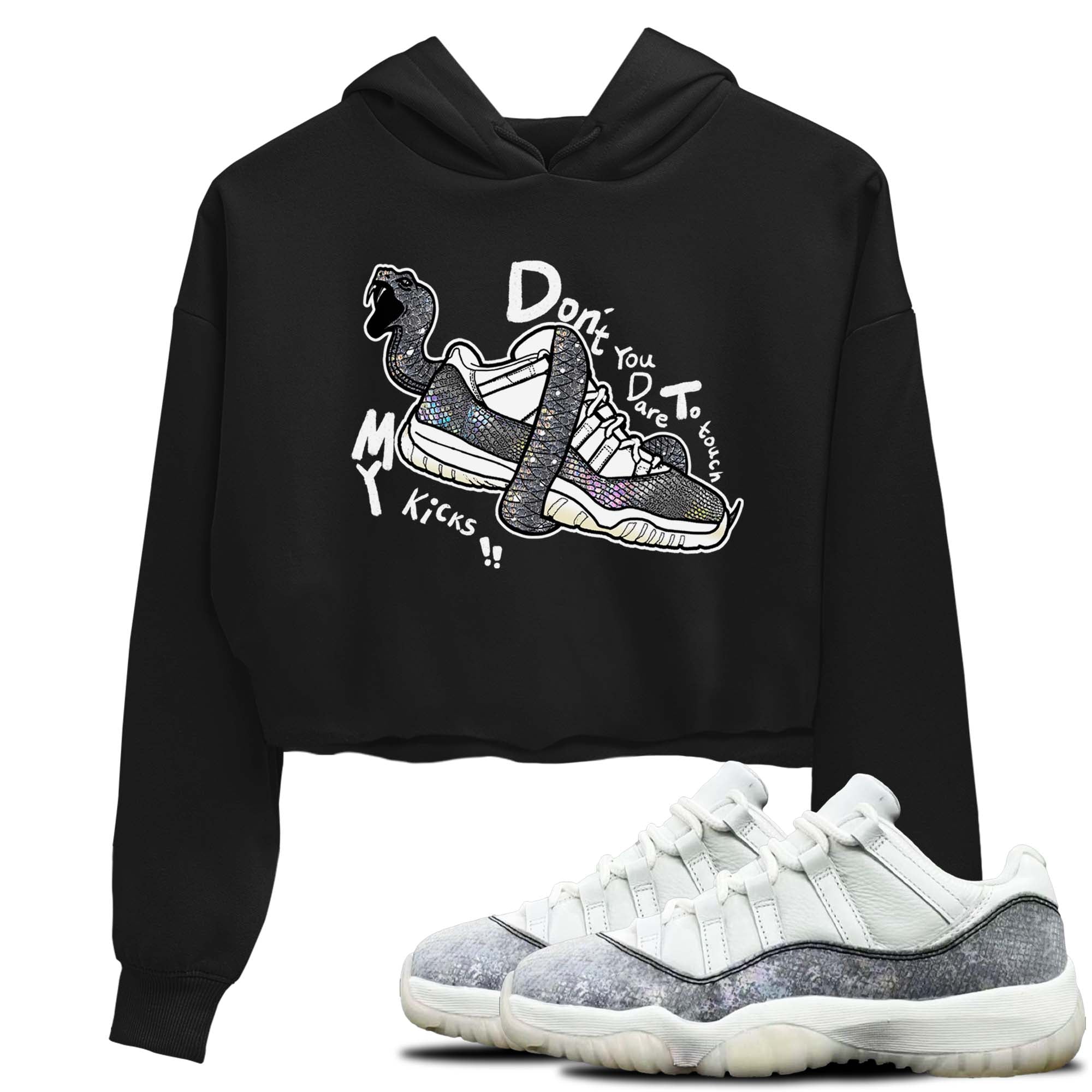 Don't Touch My Kicks snkmatch Women's Top - Air Jordan 11 Year Of The Snake