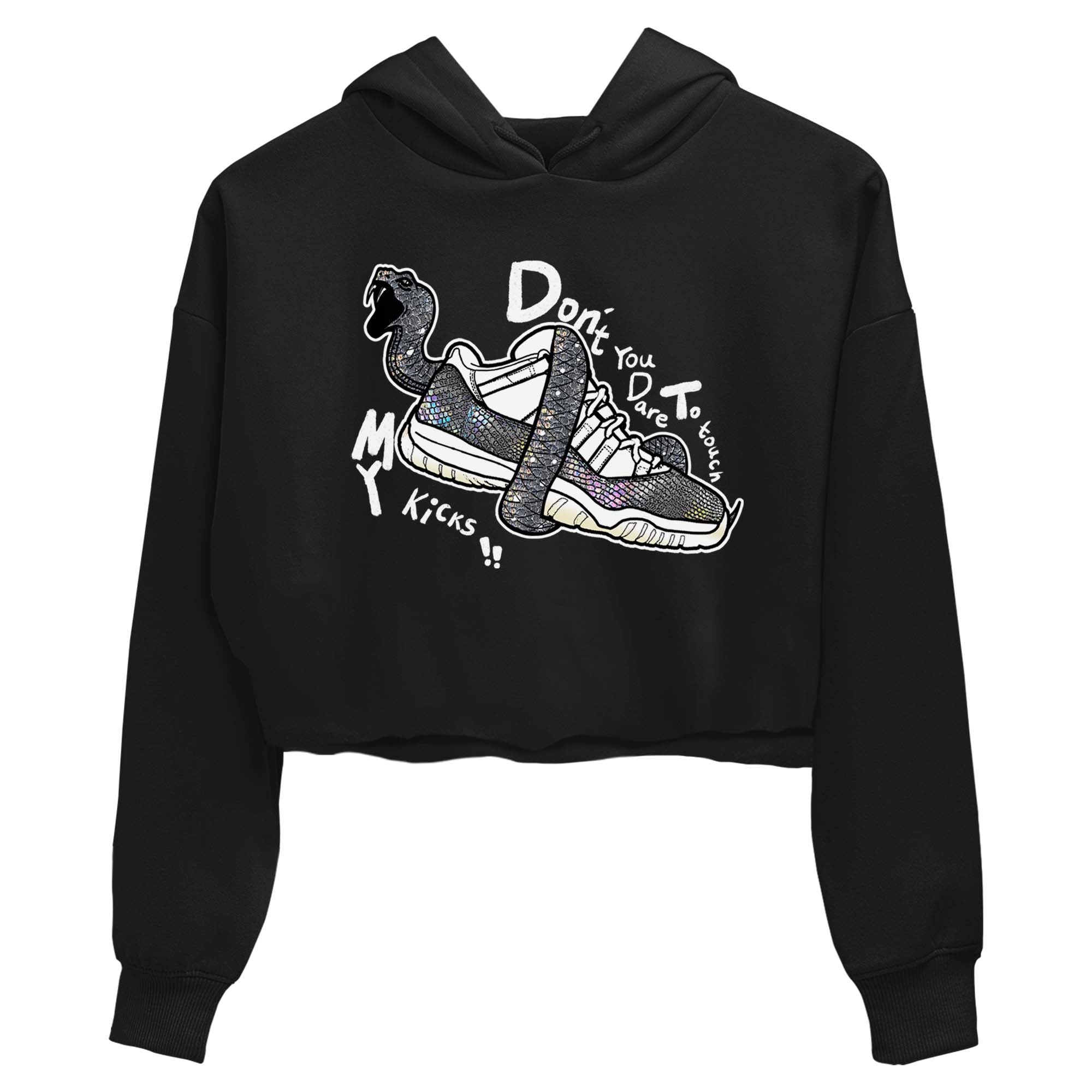 Don't Touch My Kicks snkmatch Women's Top - Air Jordan 11 Year Of The Snake