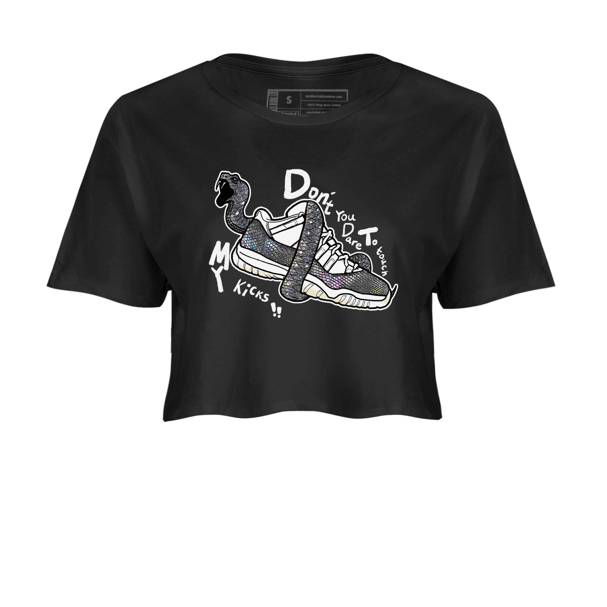 Don't Touch My Kicks snkmatch Women's Top - Air Jordan 11 Year Of The Snake