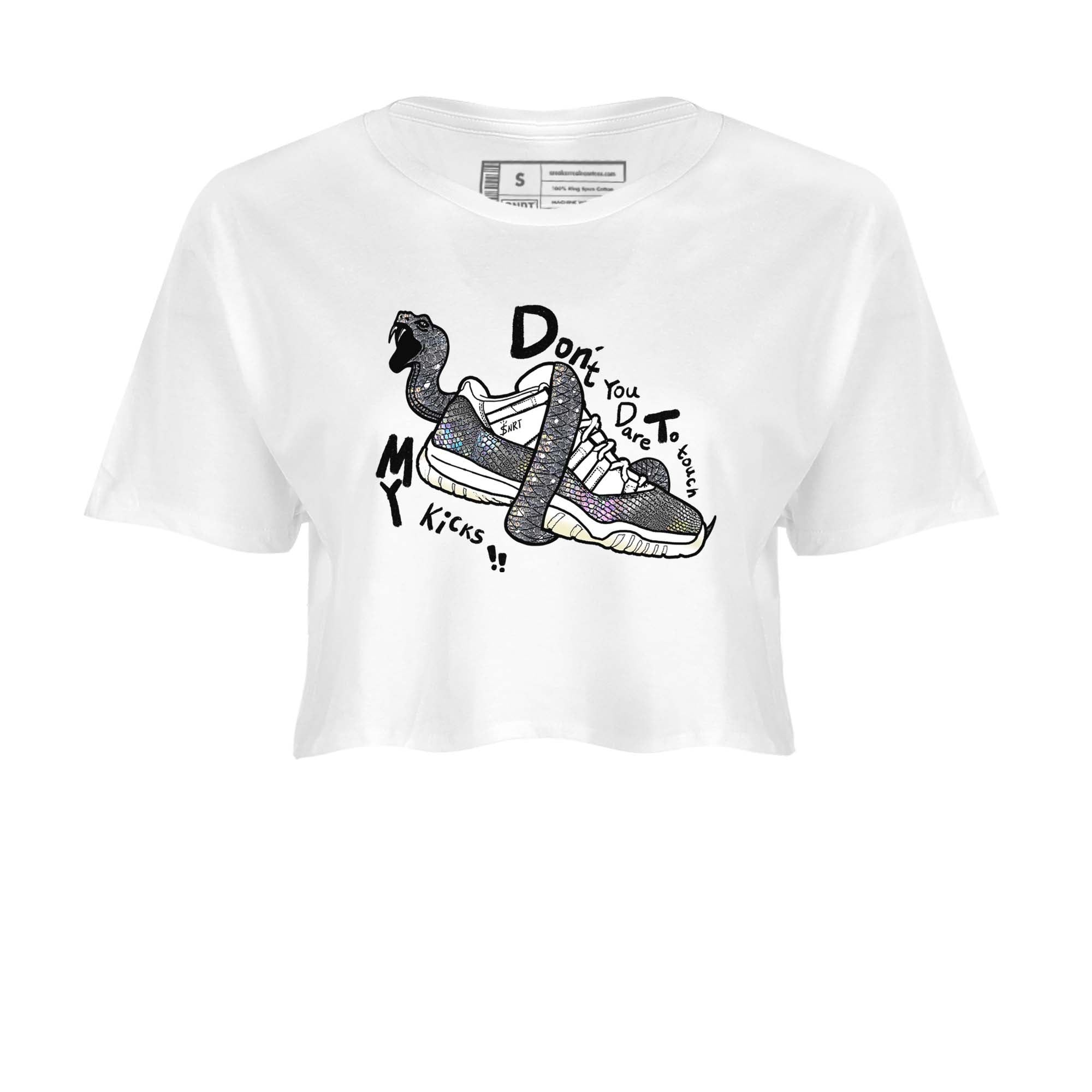 Don't Touch My Kicks snkmatch Women's Top - Air Jordan 11 Year Of The Snake