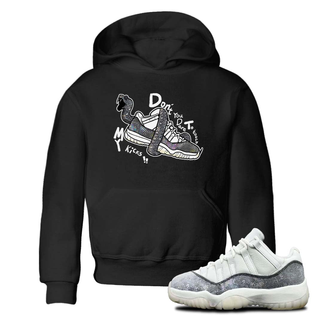 Don't Touch My Kicks snkmatch Tees Kids - Air Jordan 11 Year Of The Snake