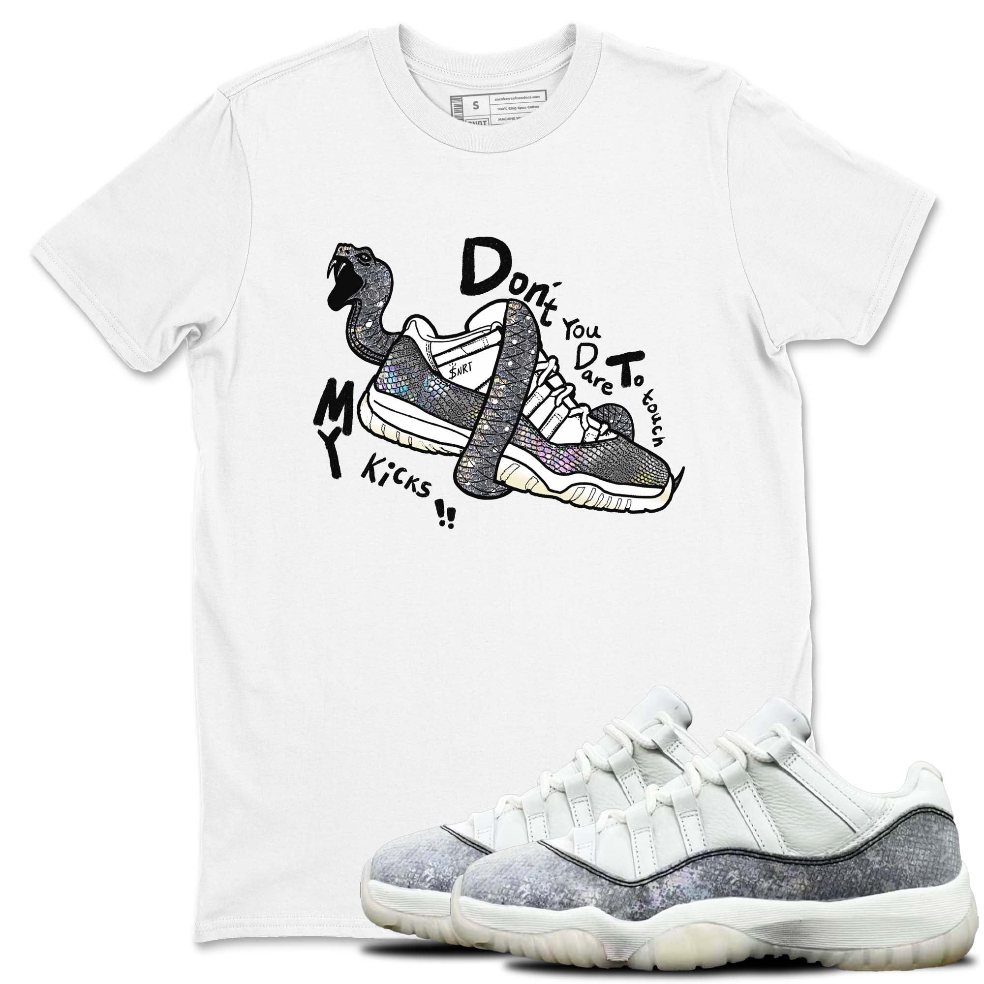 Don't Touch My Kicks snkmatch Tees - Air Jordan 11 Year Of The Snake
