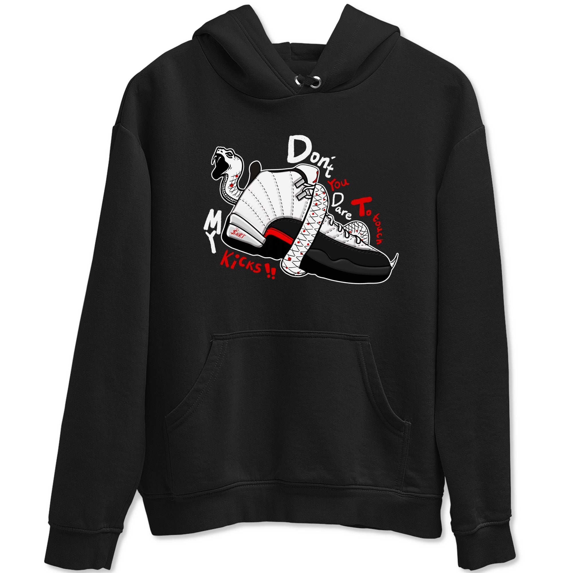 Don't Touch My Kicks snkmatch Tees - Air Jordan 12 Taxi Flip