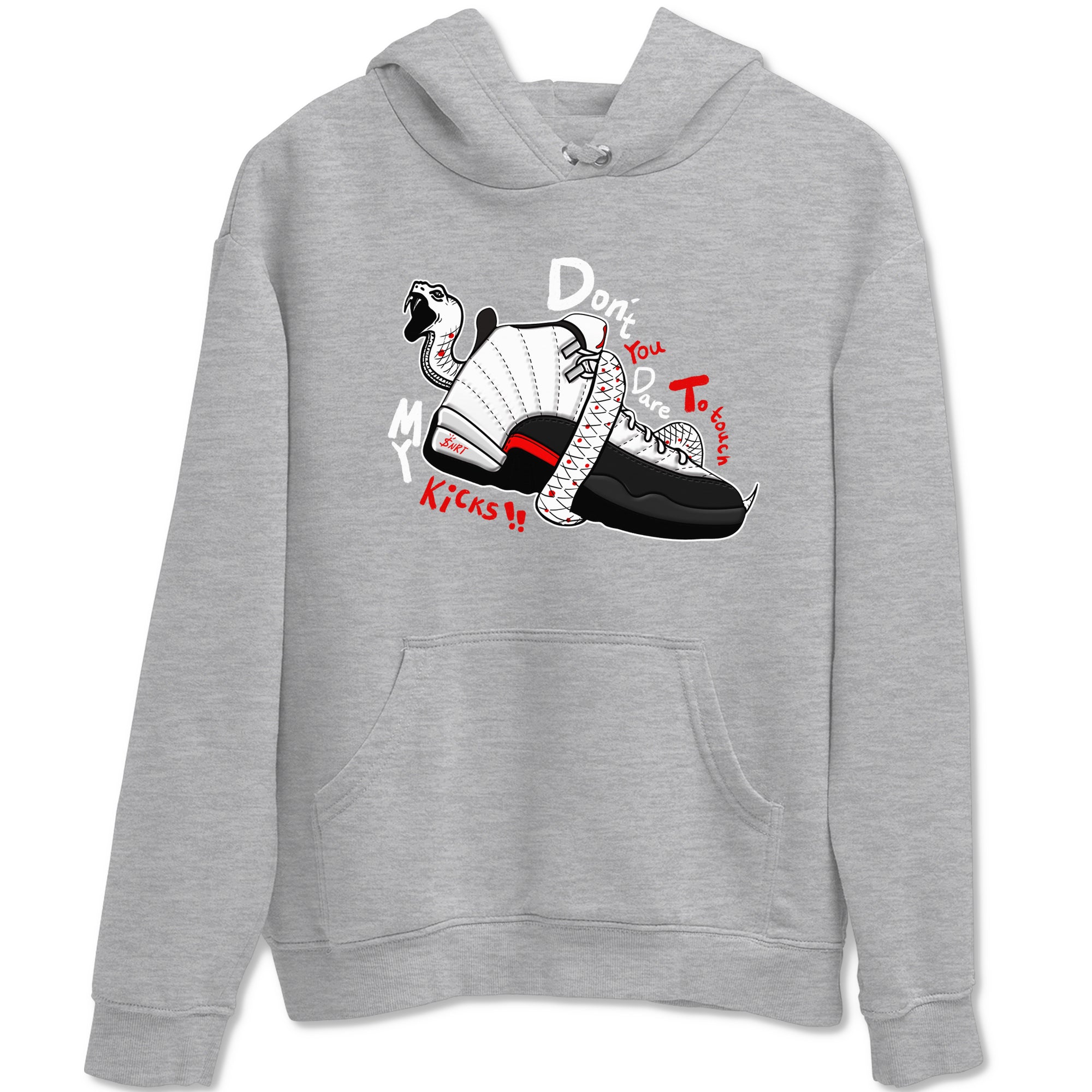 Don't Touch My Kicks snkmatch Tees - Air Jordan 12 Taxi Flip