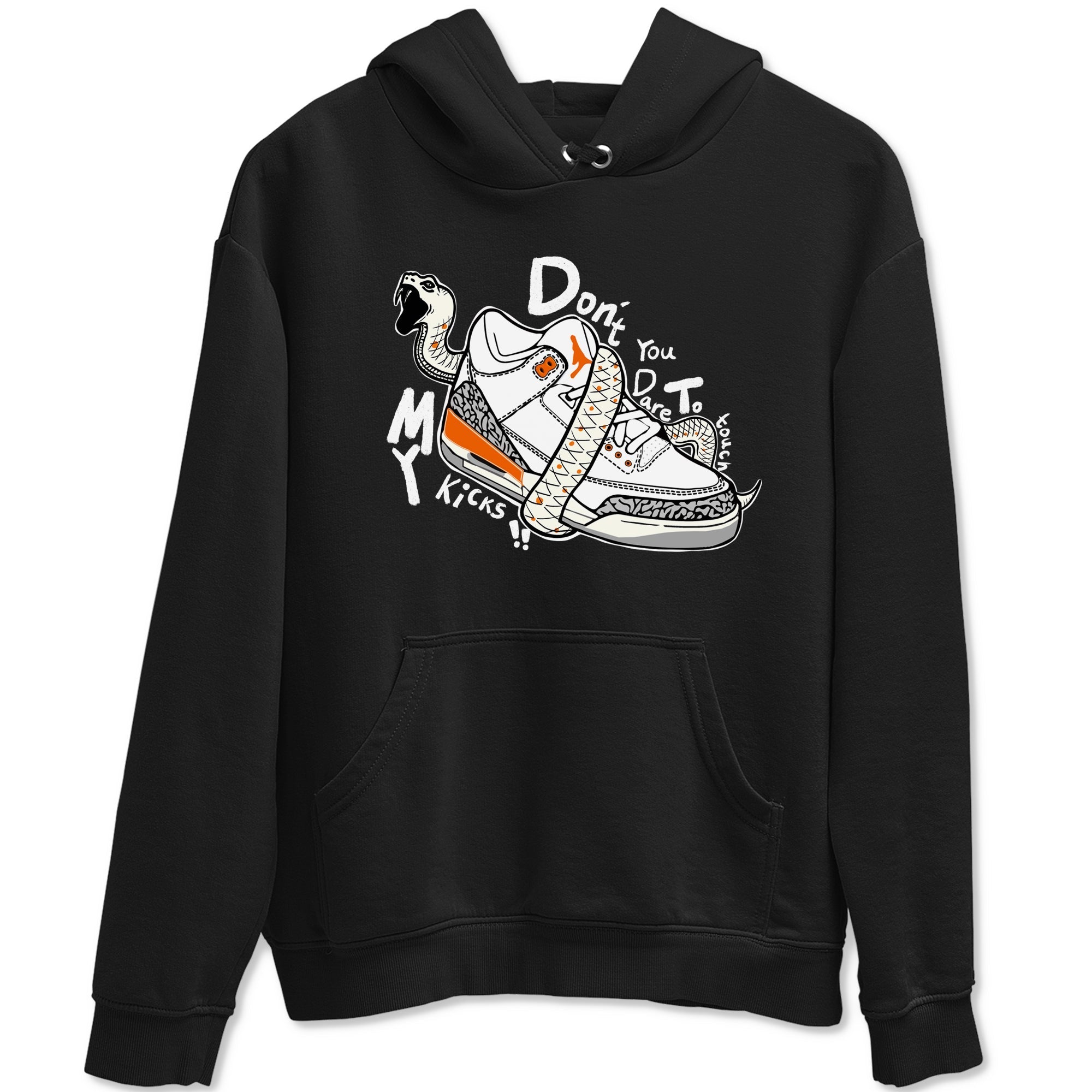 Don't Touch My Kicks snkmatch Tees - Air Jordan 3 Georgia Peach