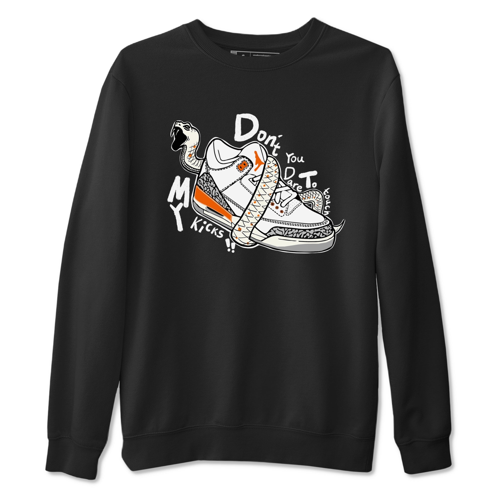 Don't Touch My Kicks snkmatch Tees - Air Jordan 3 Georgia Peach