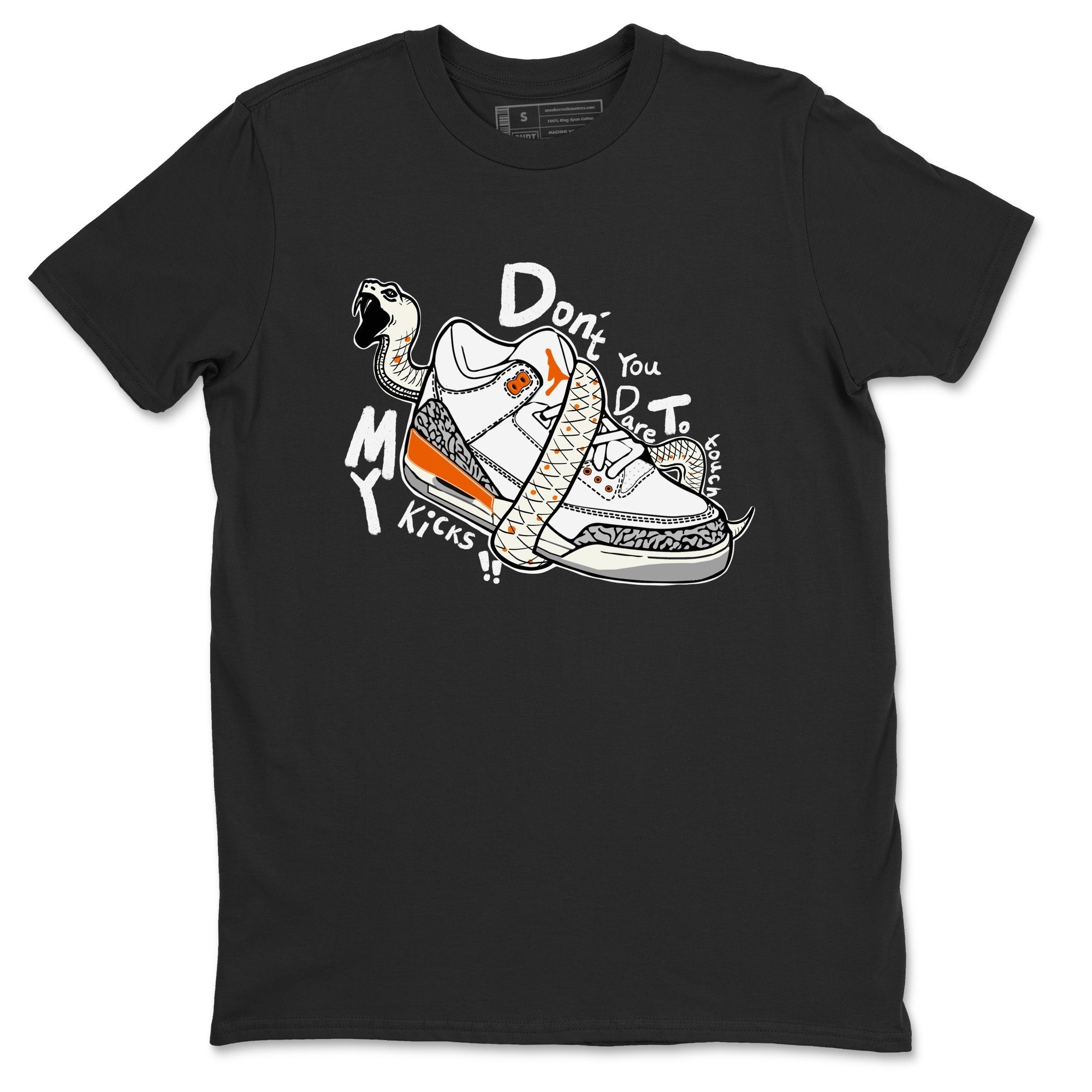 Don't Touch My Kicks snkmatch Tees - Air Jordan 3 Georgia Peach