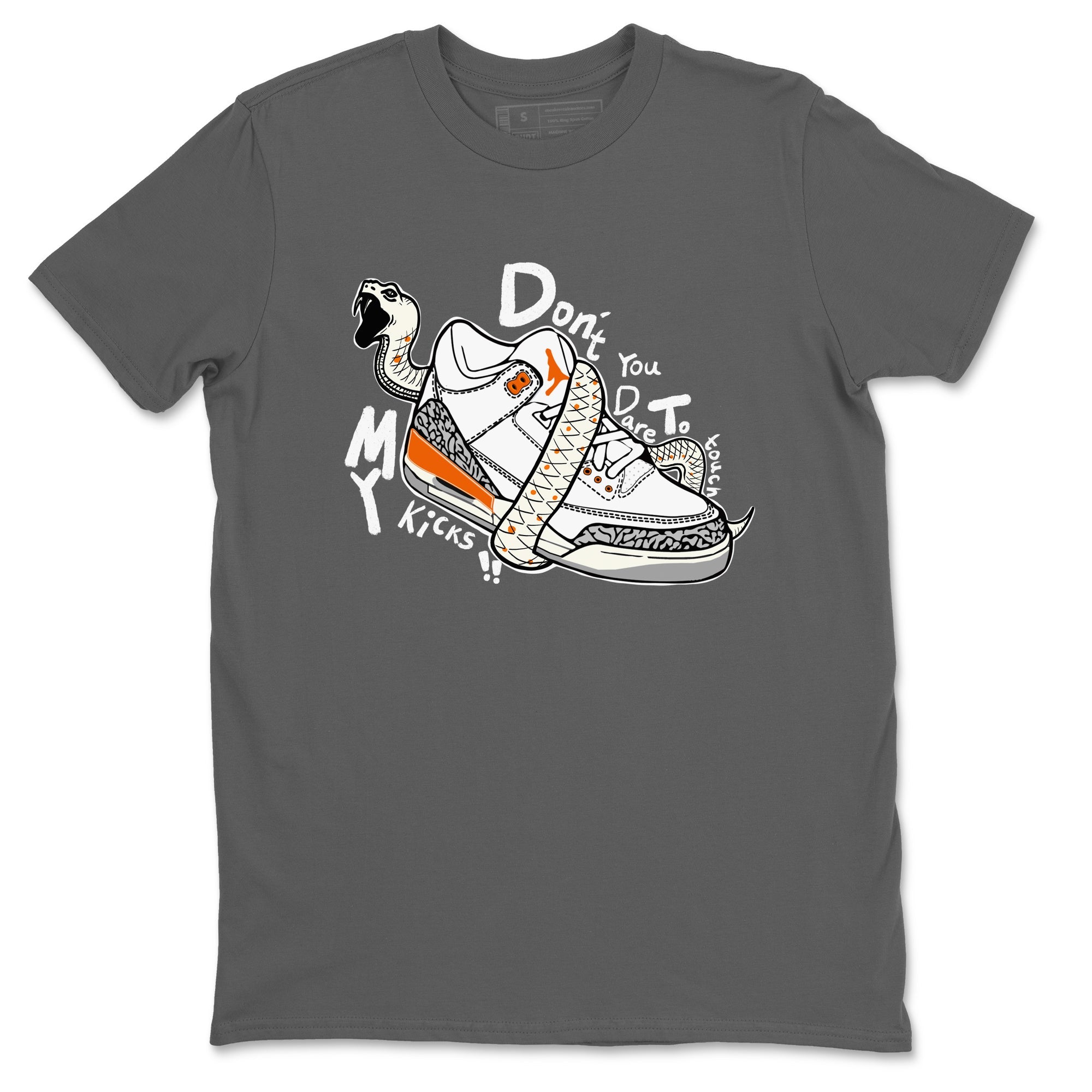 Don't Touch My Kicks snkmatch Tees - Air Jordan 3 Georgia Peach