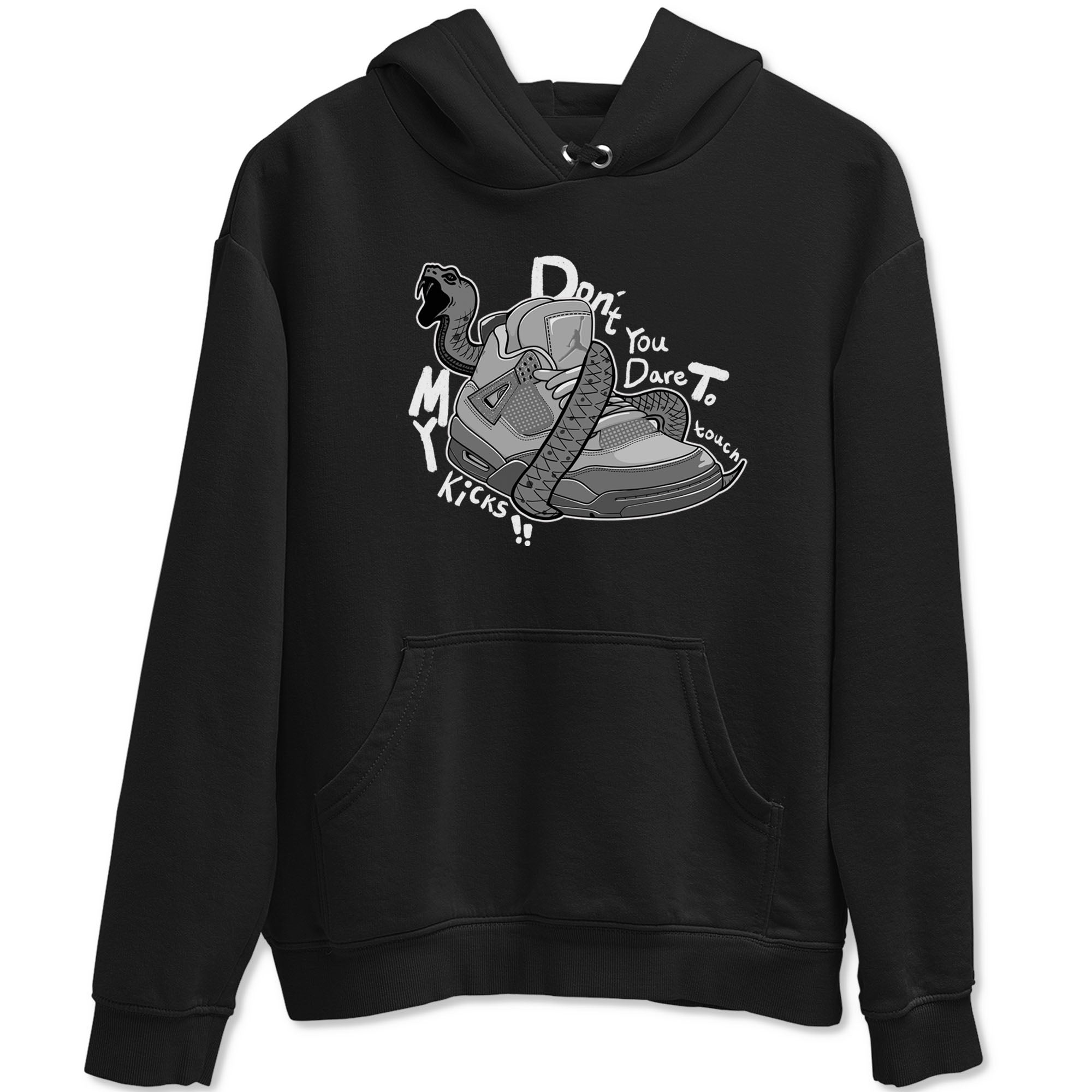 Don't Touch My Kicks snkmatch Tees - Air Jordan 4 Wet Cement
