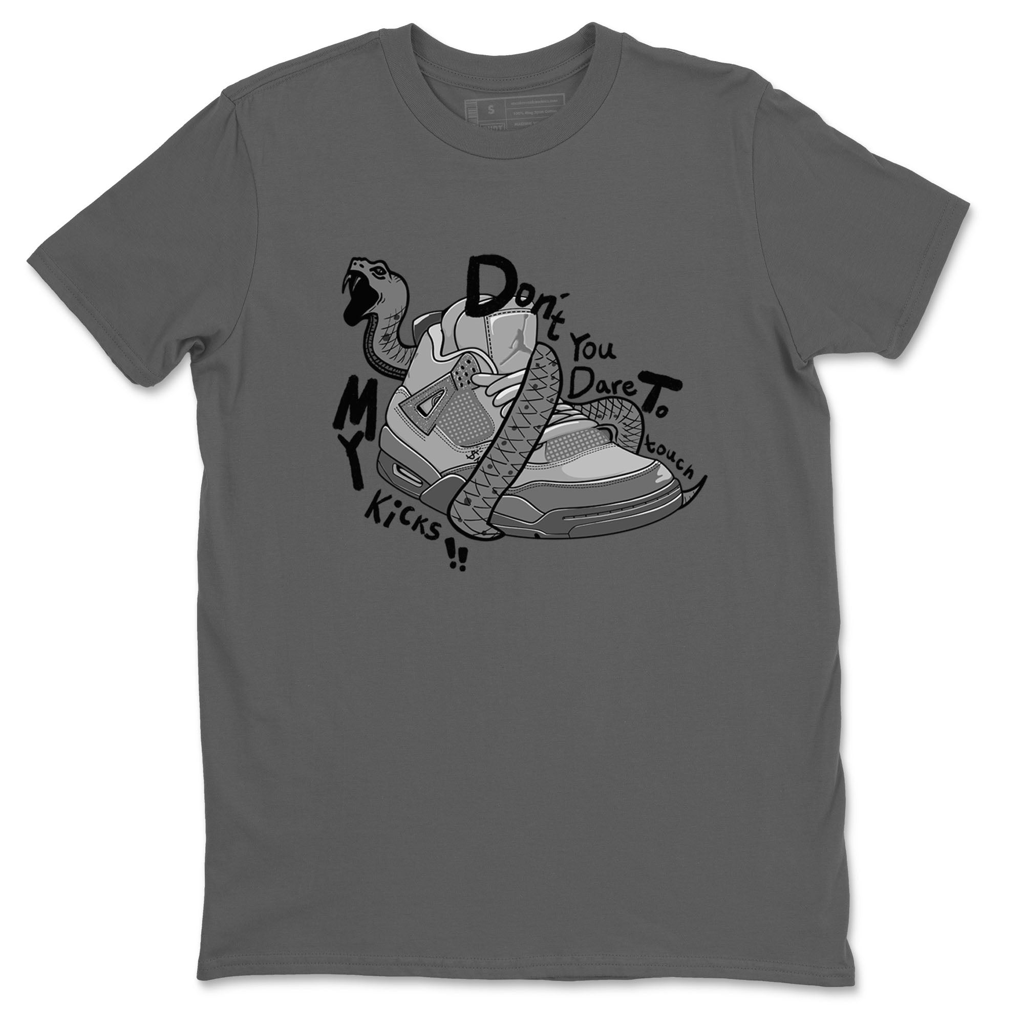 Don't Touch My Kicks snkmatch Tees - Air Jordan 4 Wet Cement