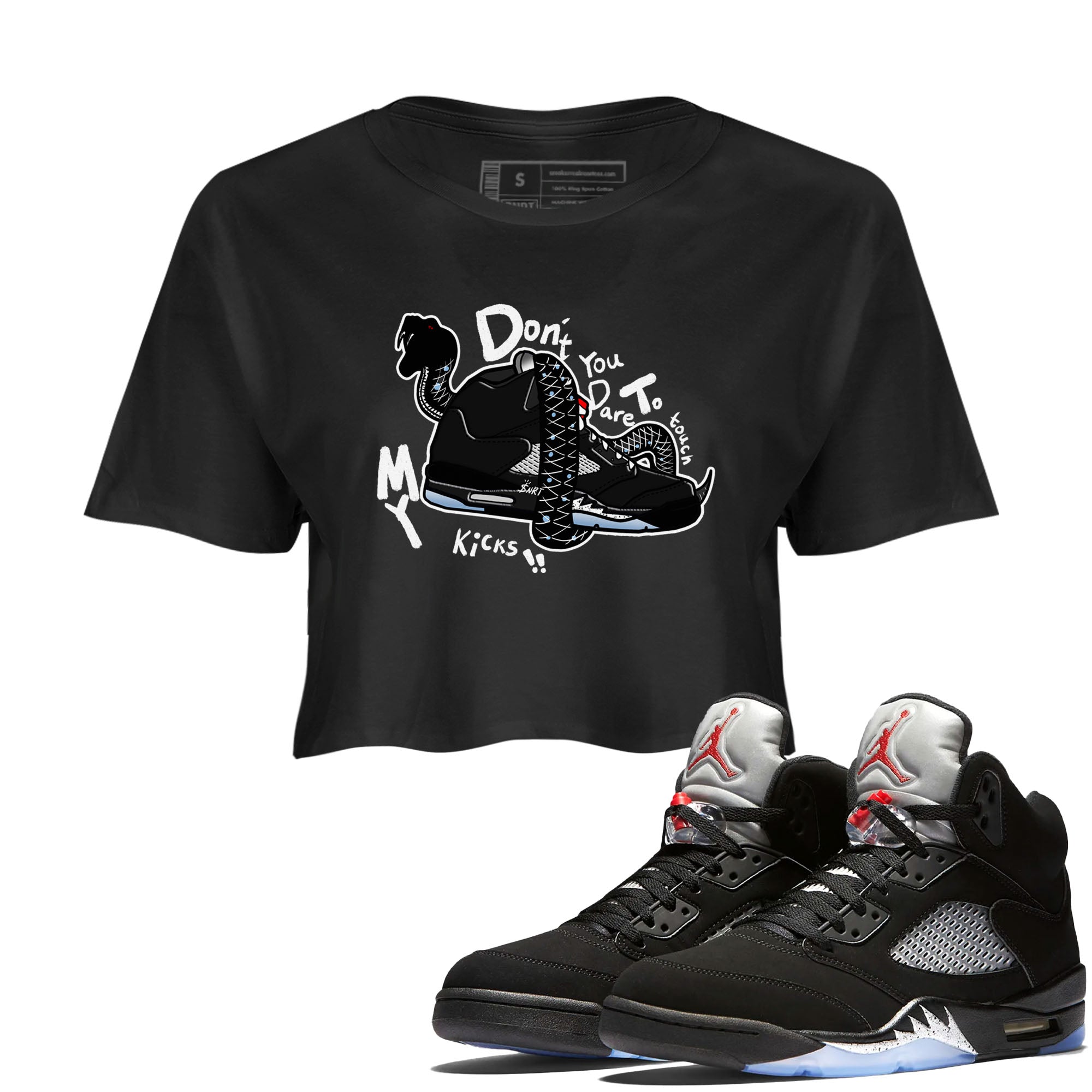 Don't Touch My Kicks snkmatch Women's Top - Air Jordan 5 Reimagined