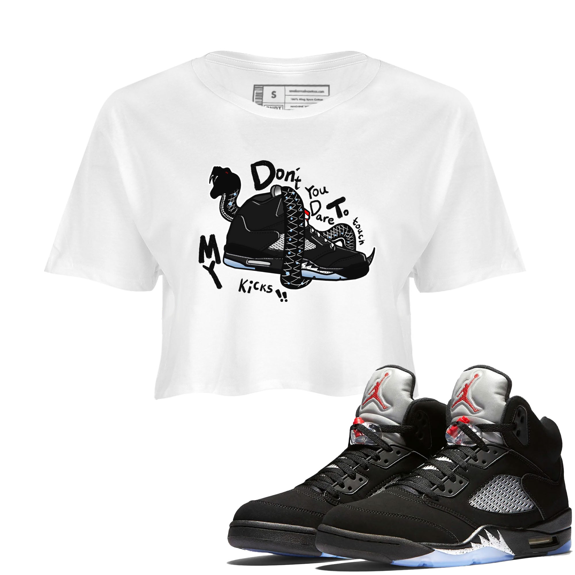 Don't Touch My Kicks snkmatch Women's Top - Air Jordan 5 Reimagined
