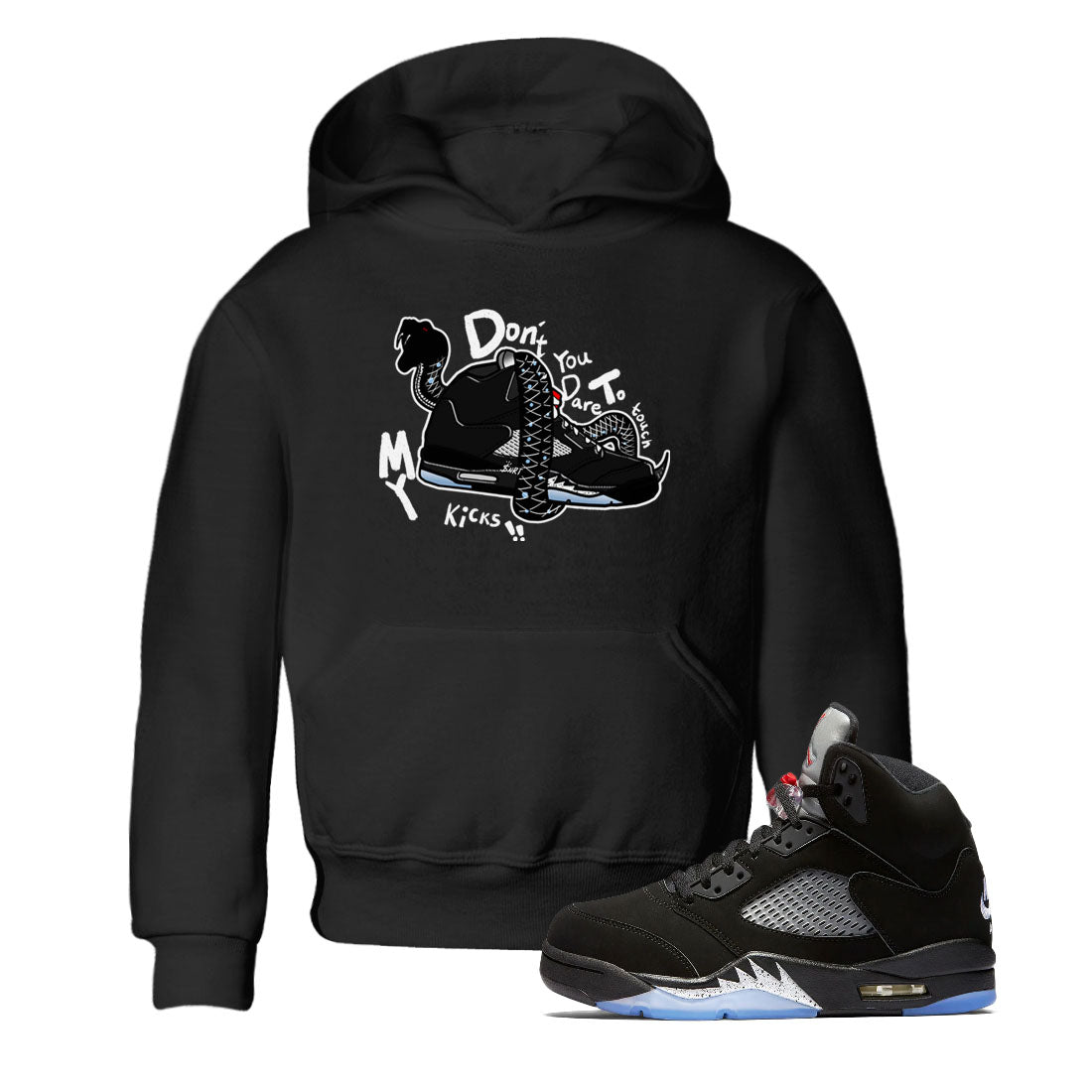 Don't Touch My Kicks snkmatch Tees Kids - Air Jordan 5 Reimagined