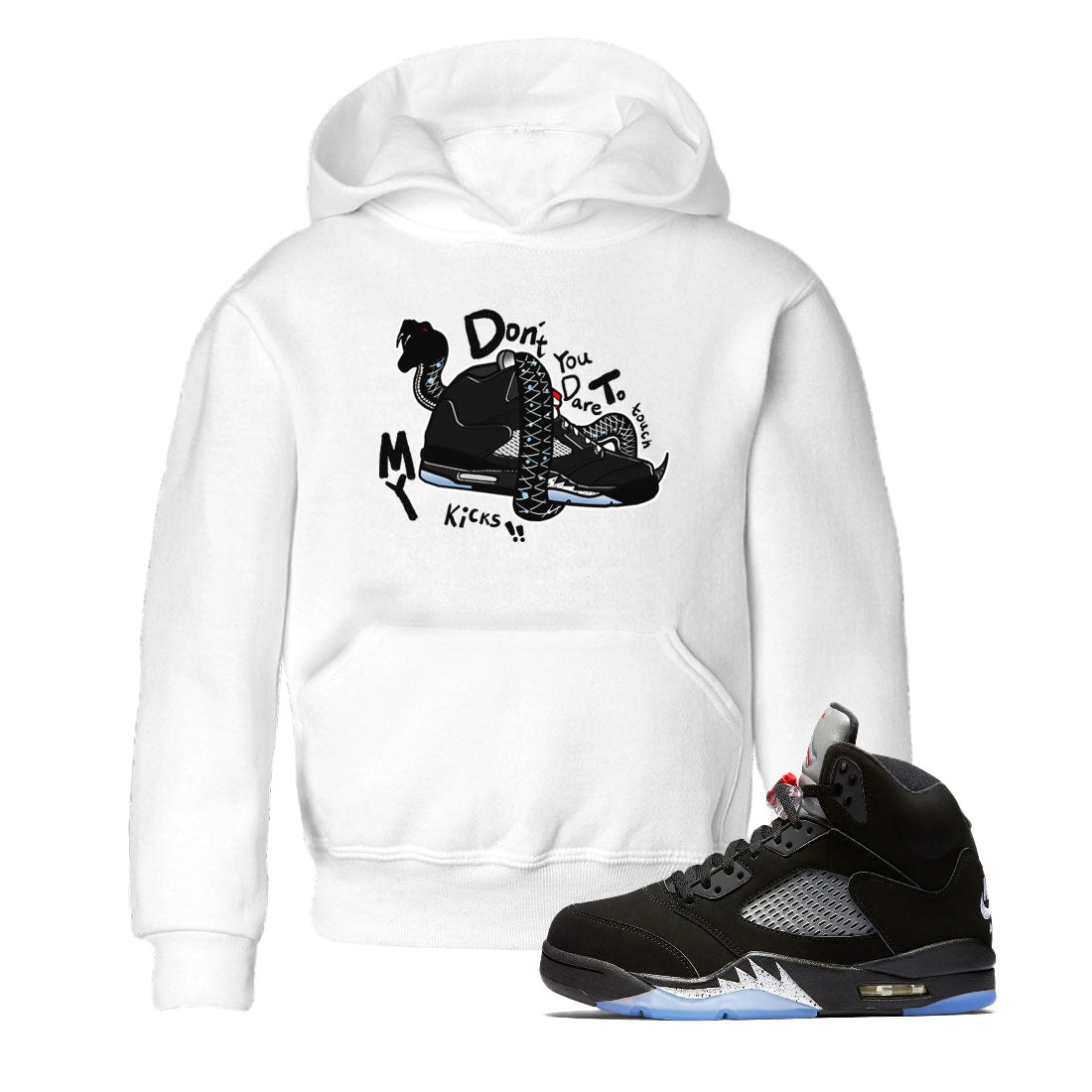 Don't Touch My Kicks snkmatch Tees Kids - Air Jordan 5 Reimagined