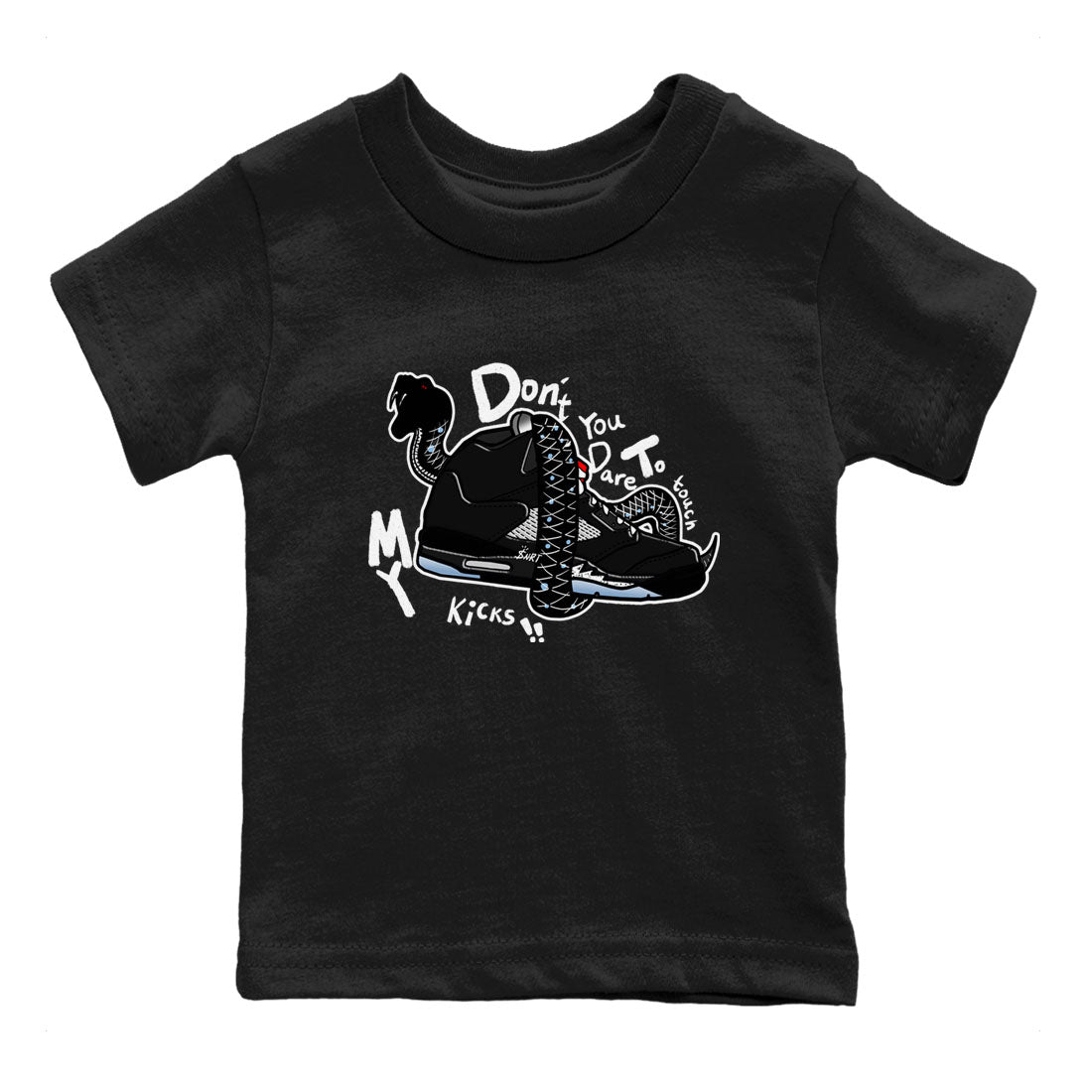 Don't Touch My Kicks snkmatch Tees Kids - Air Jordan 5 Reimagined