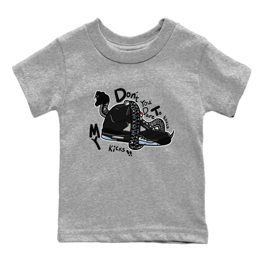 Don't Touch My Kicks snkmatch Tees Kids - Air Jordan 5 Reimagined