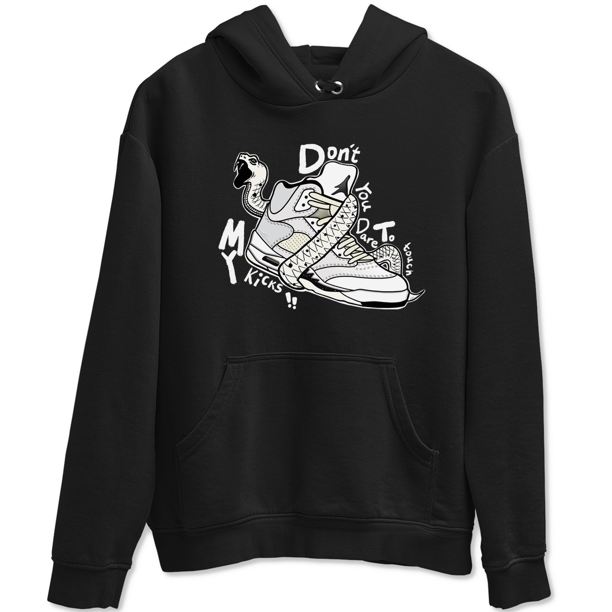 Don't Touch My Kicks snkmatch Tees - Air Jordan 5 Sail