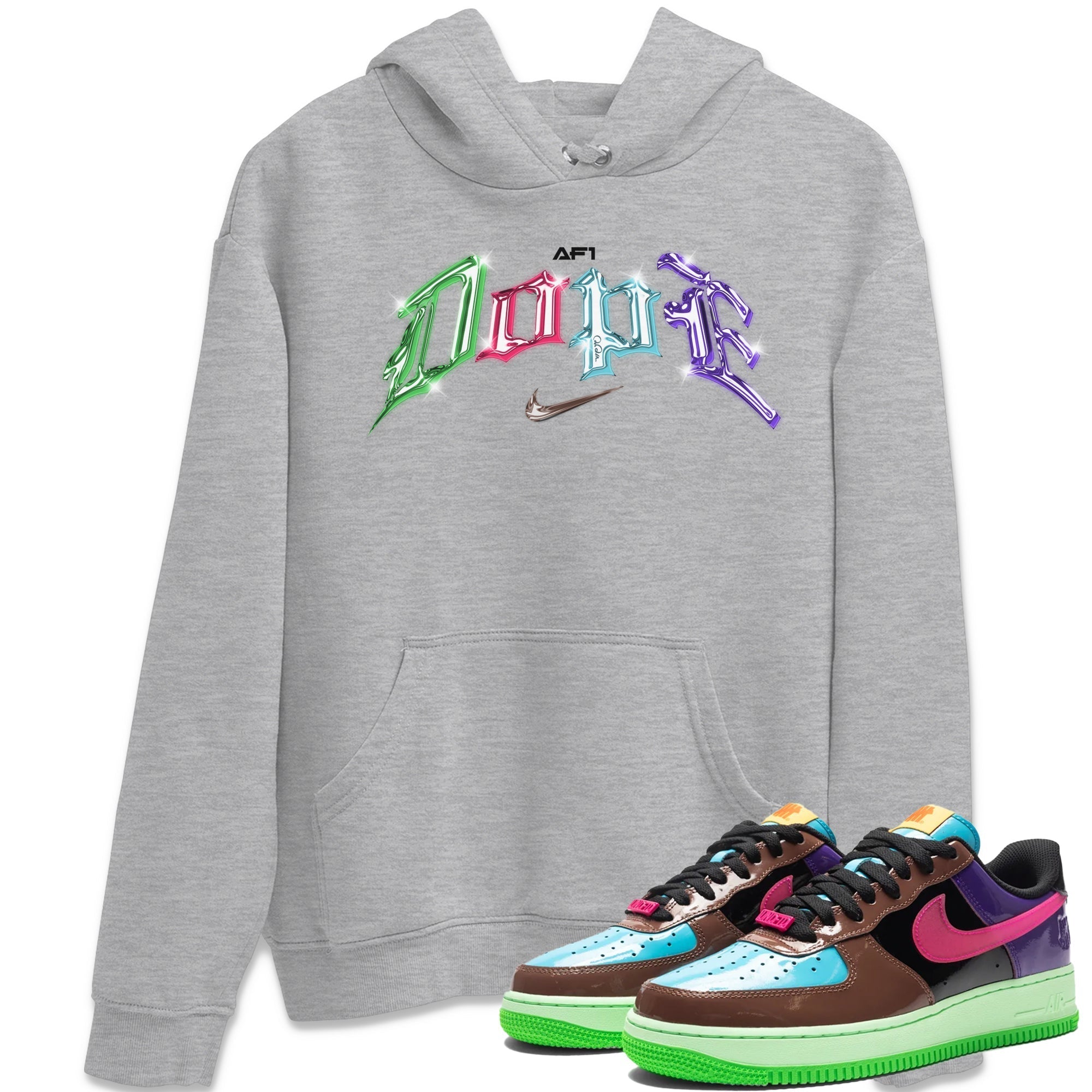 Dope Unisex Tops - Air Force 1 Undefeated Fauna Brown