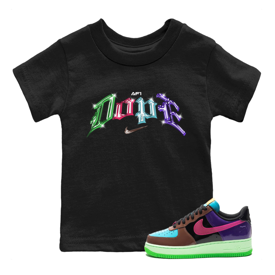 Dope Kids Tops - Air Force 1 Undefeated Fauna Brown