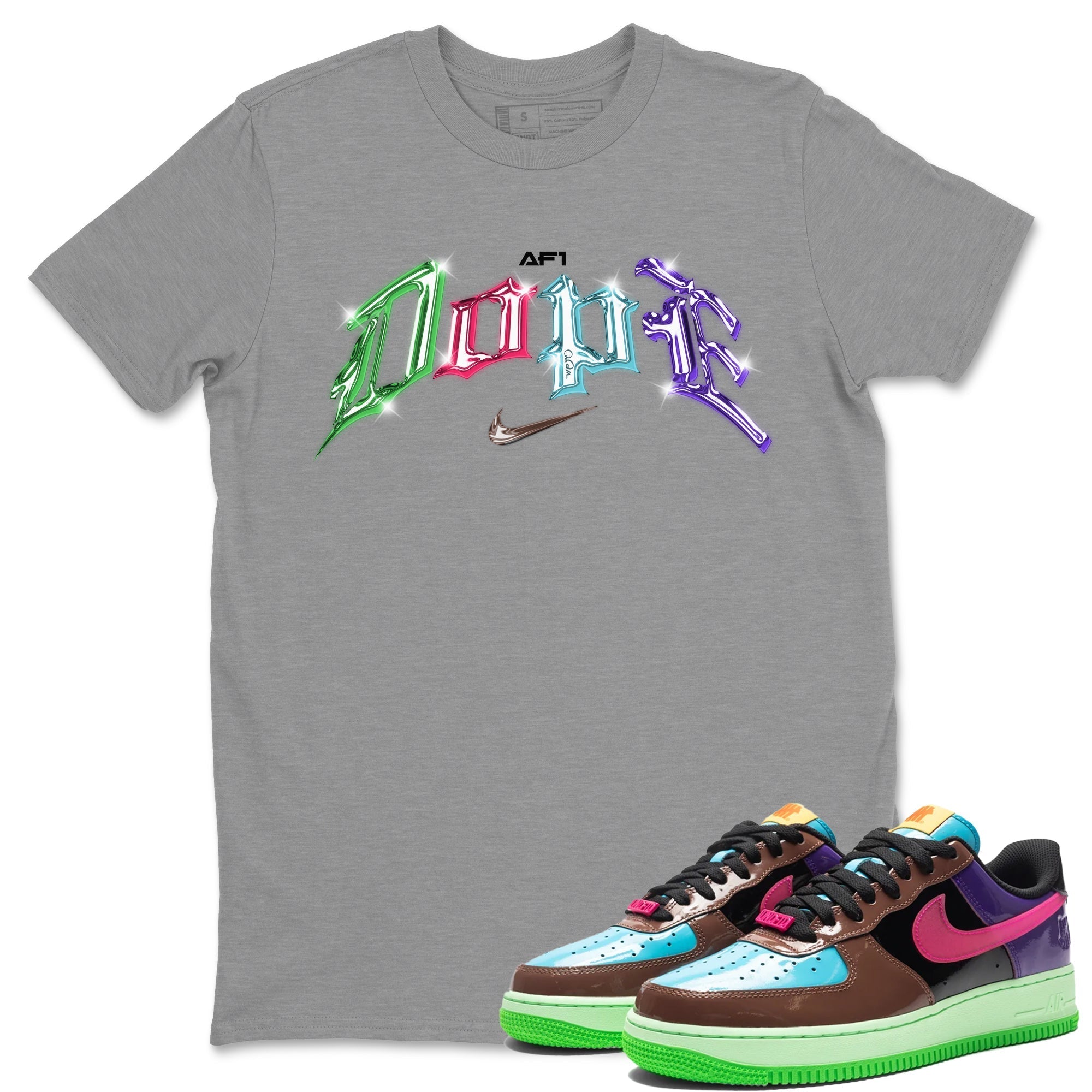 Dope Unisex Tops - Air Force 1 Undefeated Fauna Brown