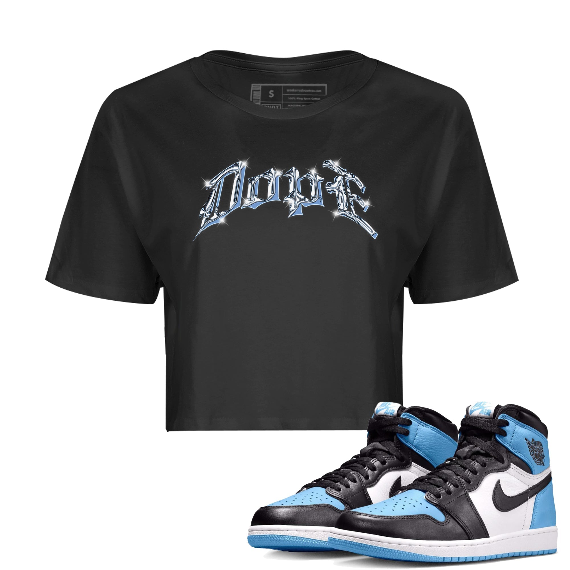 Dope Women's Tops - Air Jordan 1 UNC Toe