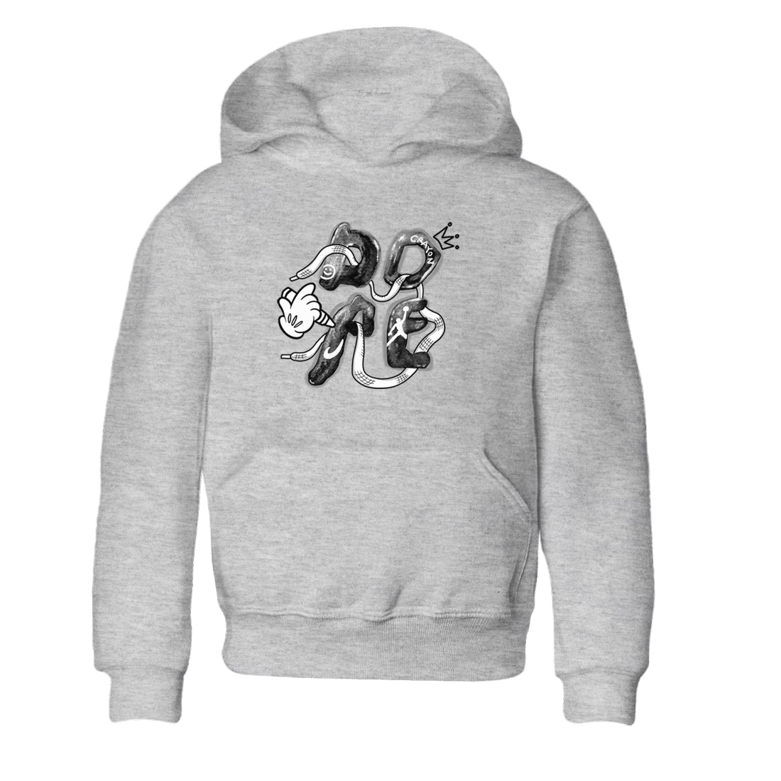 Dope snkmatch Tees Kids - Air Jordan 1 Wolf Grey